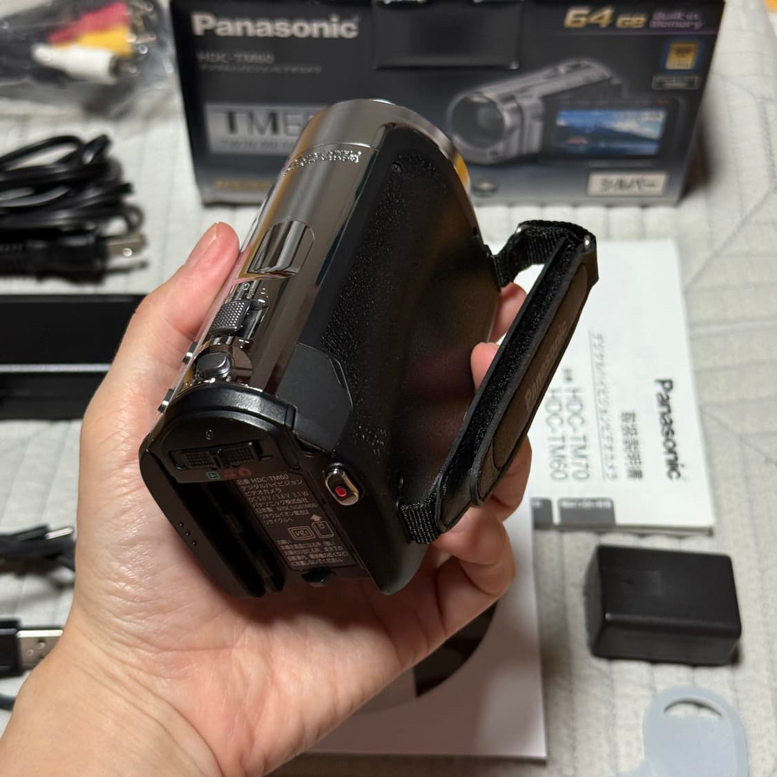 풀박스 미품 Panasonic HDC-TM60 파나소닉 빈티지캠코더 디카 상품이미지4