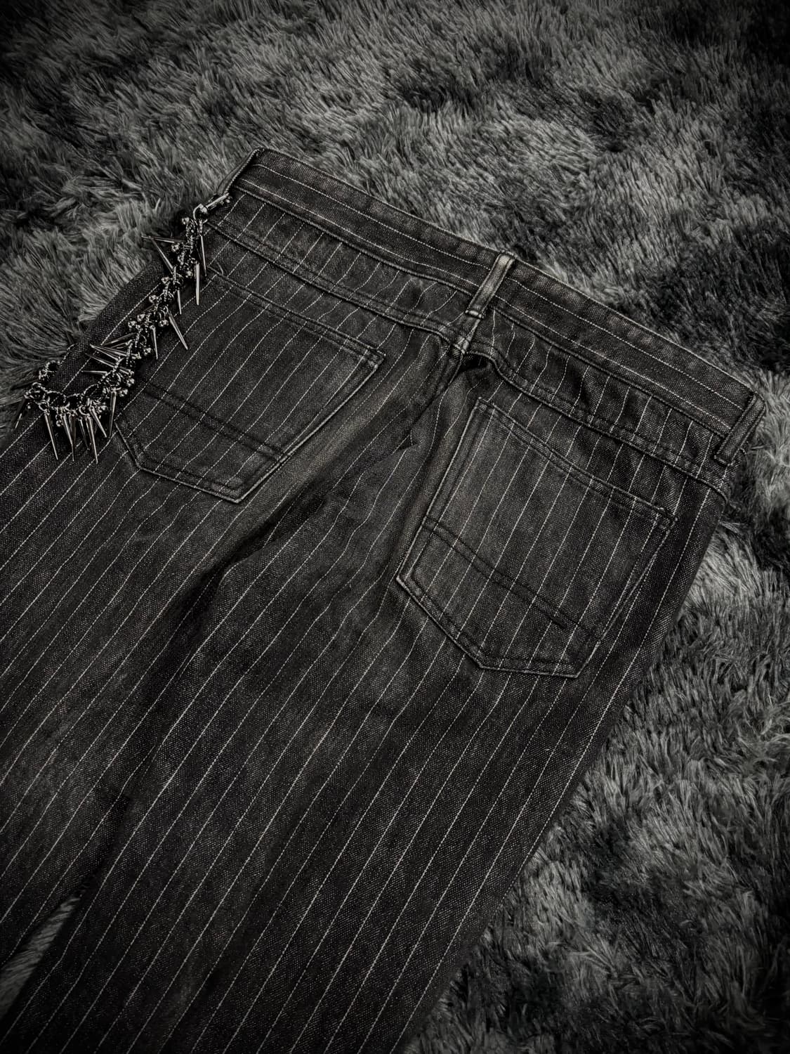 Luv Masion 스트라이프 데님 팬츠 상품이미지8