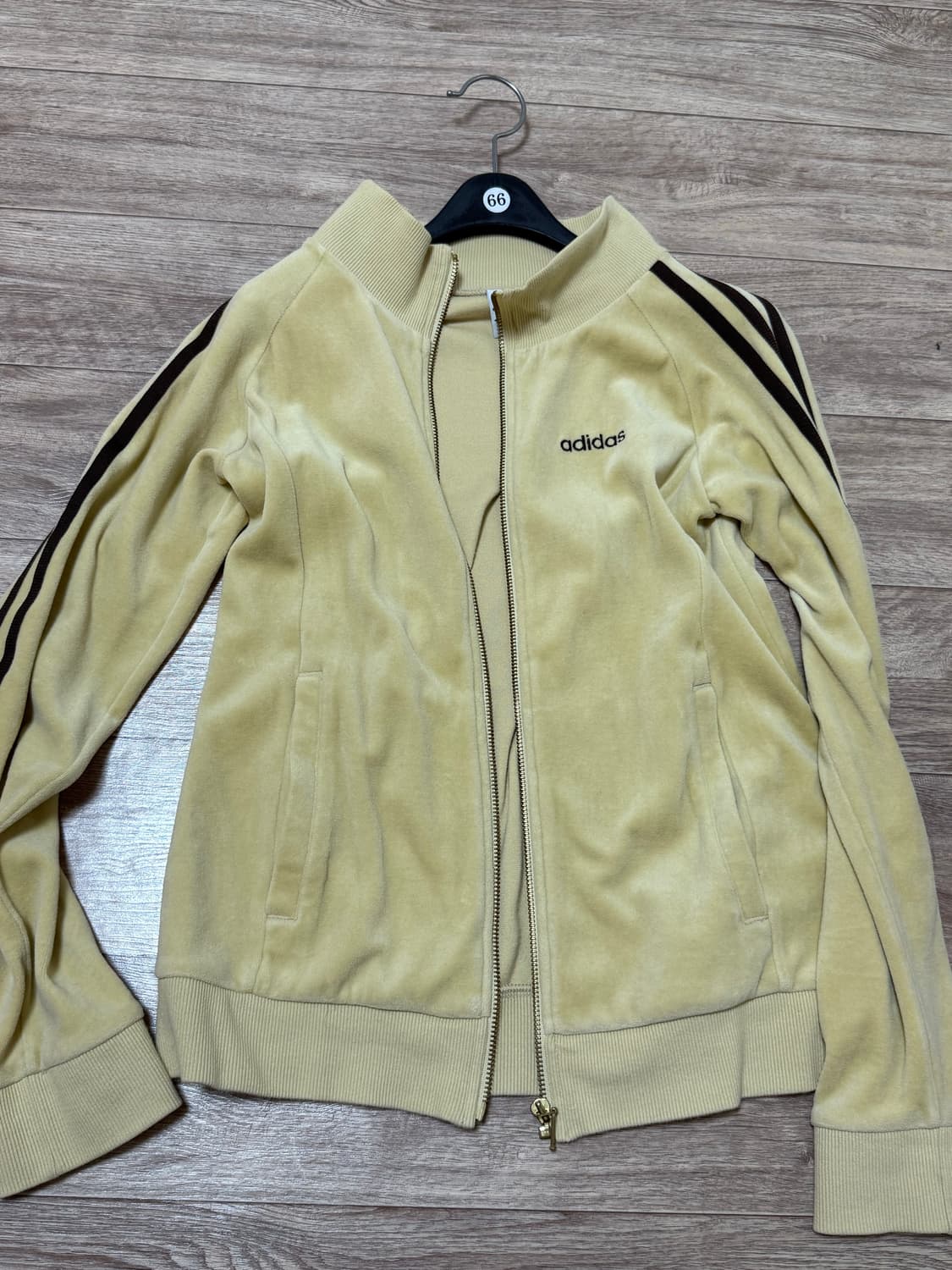 아디다스 희귀 옐로우 브라운 벨벳져지 상품이미지1