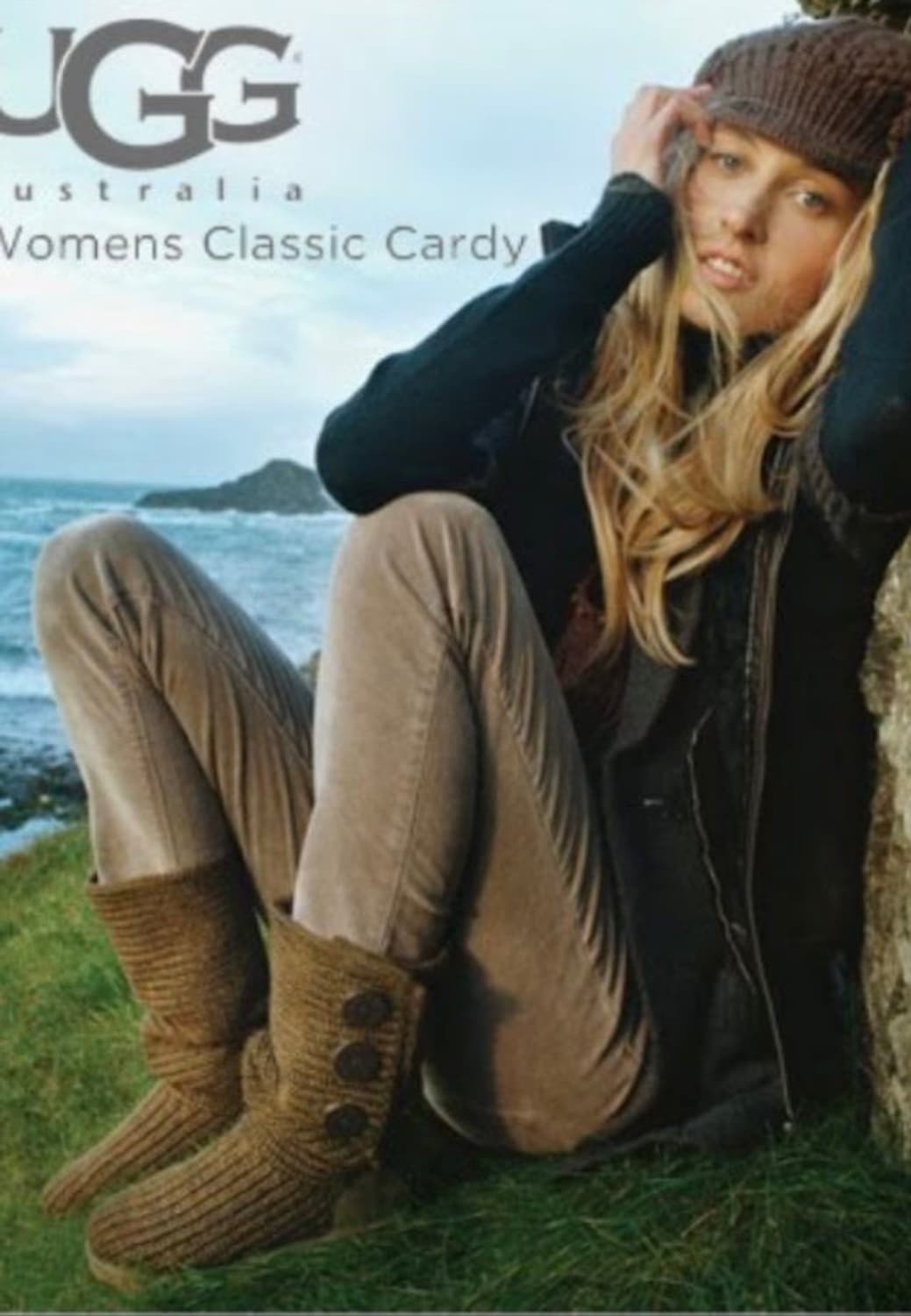 어그 UGG 카디 니트 부츠 (230-235) 베이지 핑크 상품이미지10