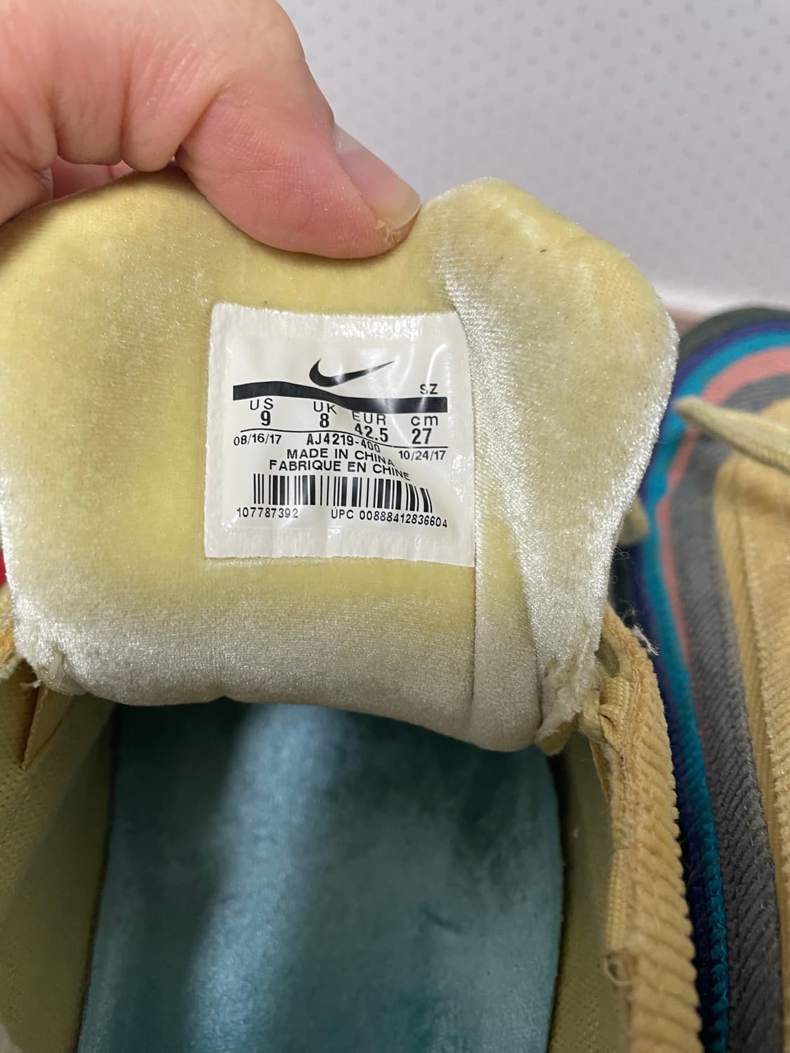 나이키x 션 우더스푼 에어맥스 1/97, 270사이즈 상품이미지5