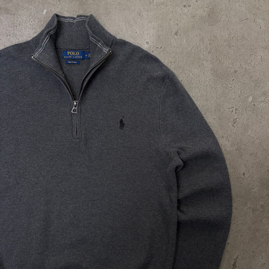 폴로 반집업 니트[2185] 상품이미지3