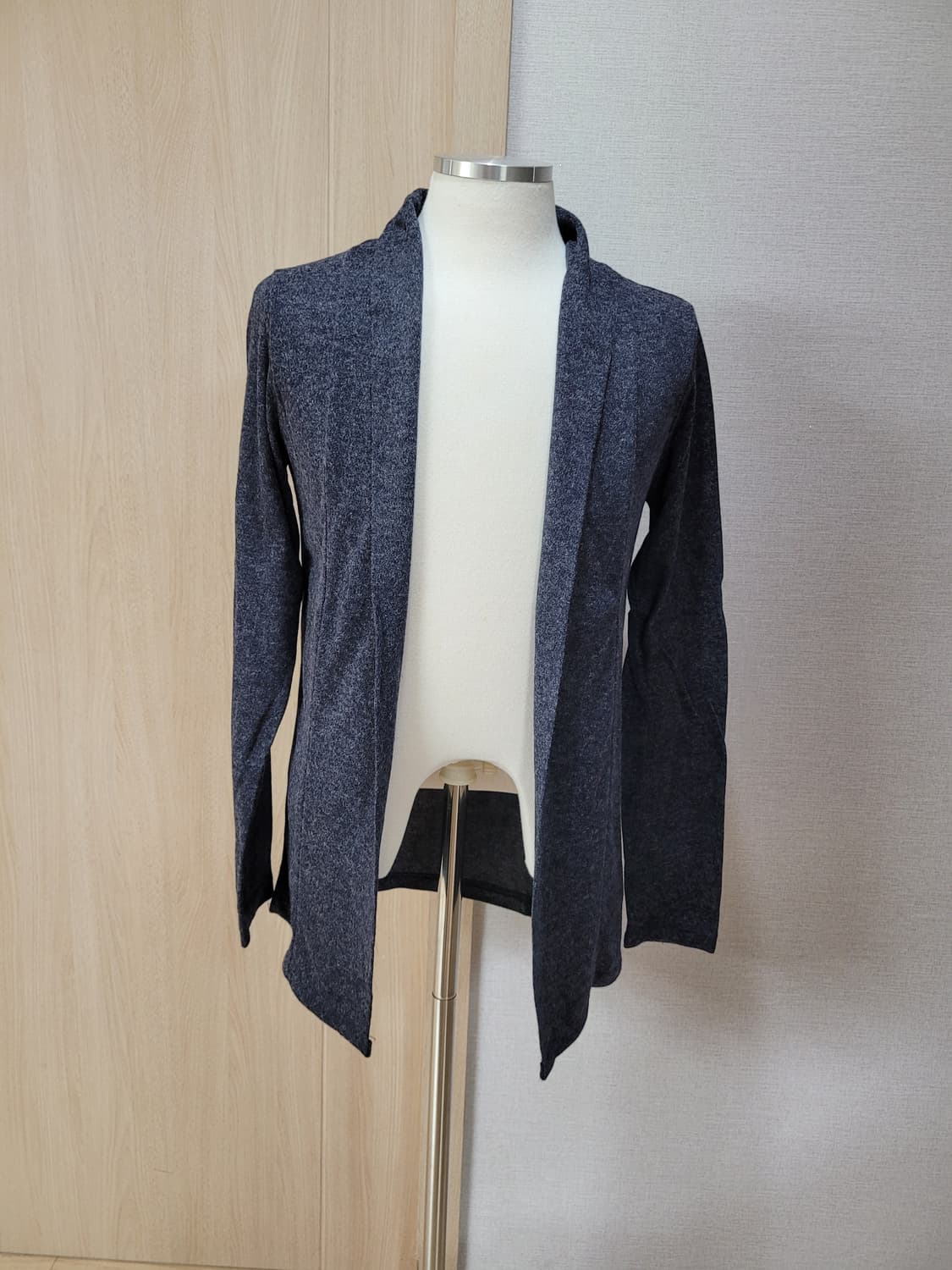 남자 오픈프론트 숄 가디건 100 네이비 상품이미지1