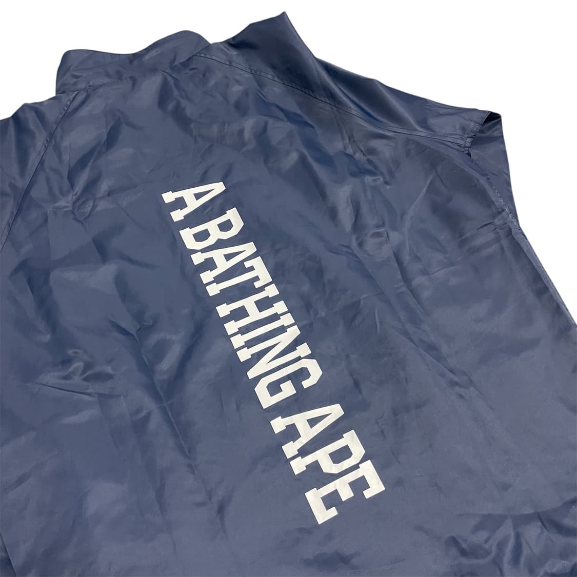 L) 베이프 로고 윈드브레이커 바람막이 자켓 네이비 상품이미지4