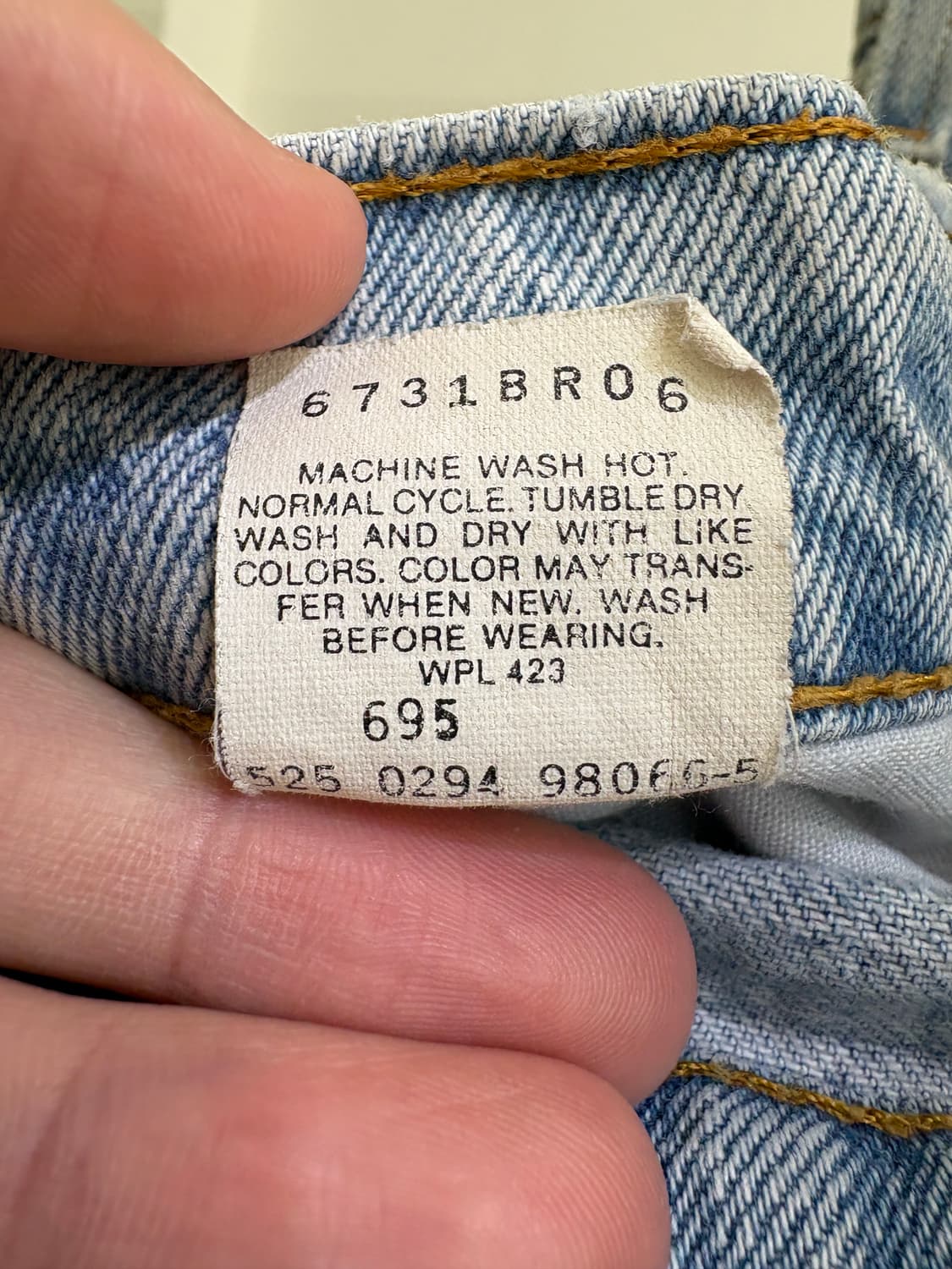 90's LEVIS 505 (Made in USA) 데님팬츠 상품이미지9