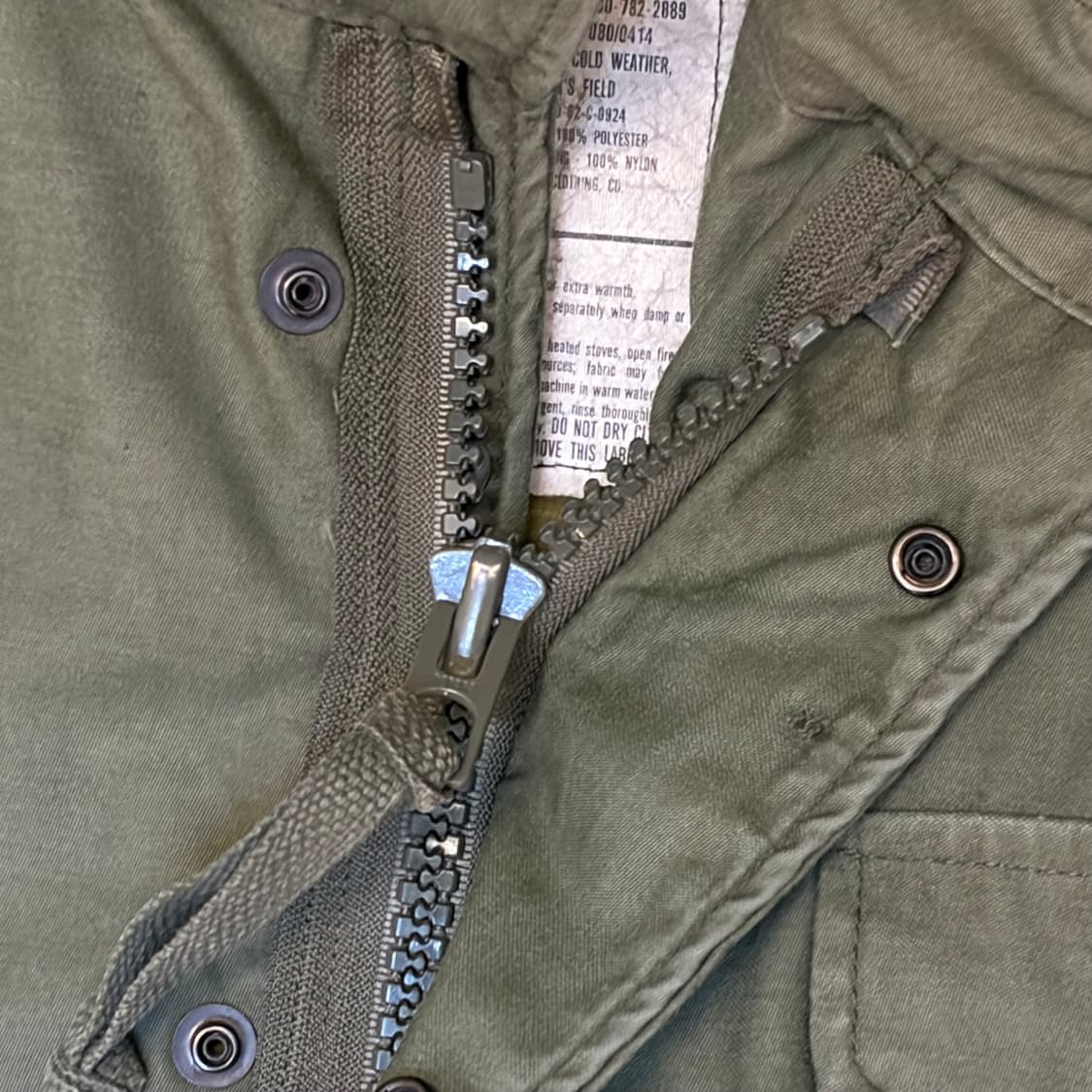 USA 미군 밀리터리 2세대 M65 내피 필드자켓 상품이미지6