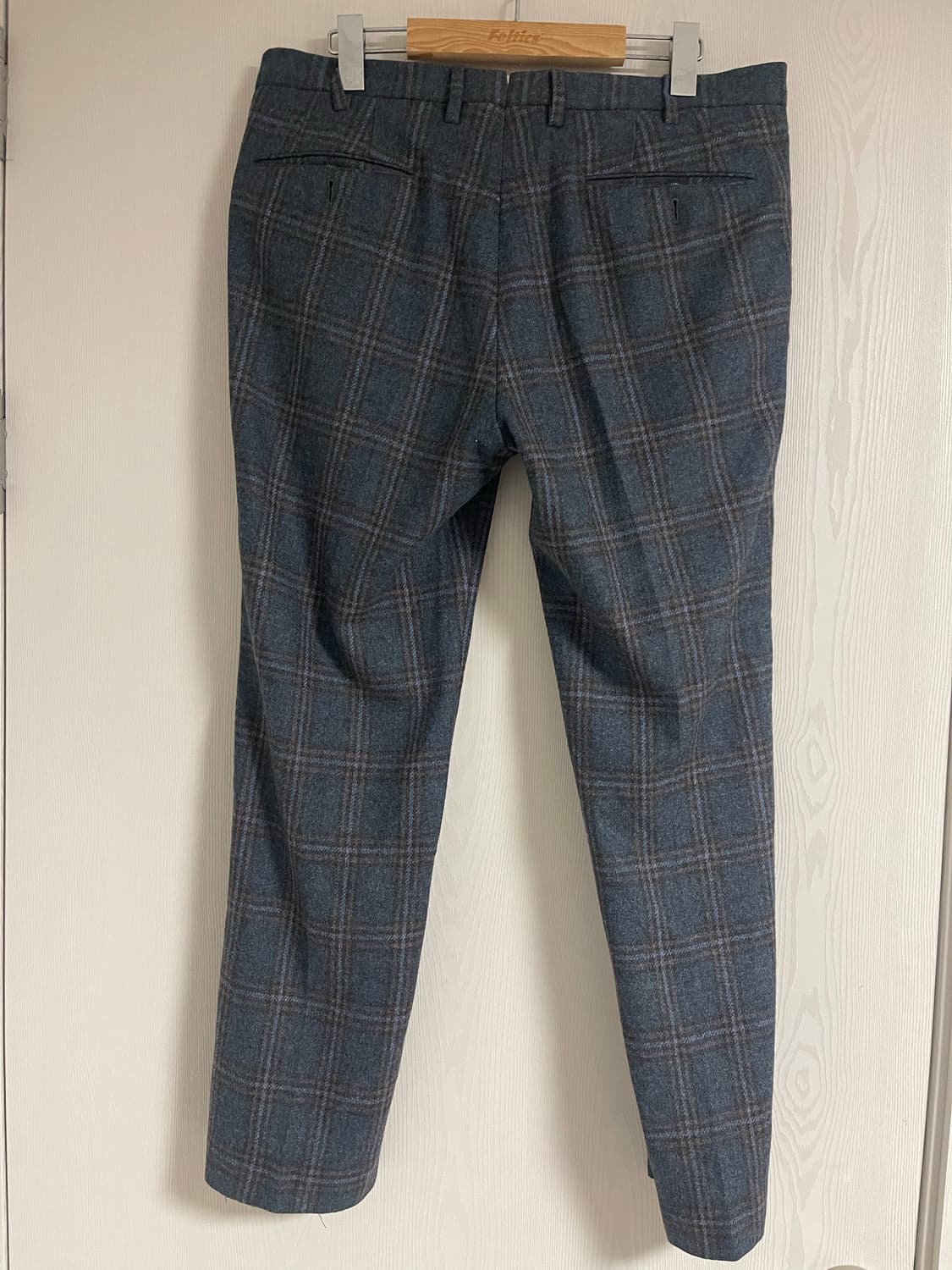 PT01(피티제로우노)Anvers super 120's울100체크팬츠50 상품이미지2