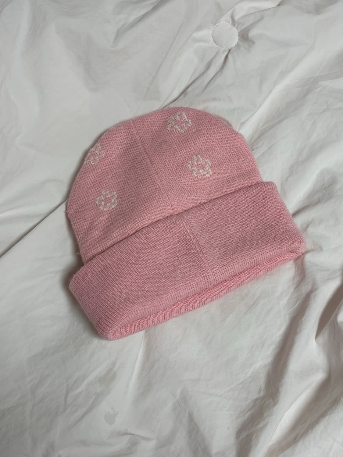 스누피 핑크 재팬 빈티지 비니 갸루 피너츠 상품이미지4