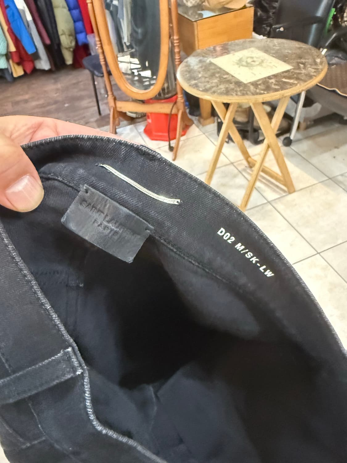 32-33 정품 생로랑 블랙진 팝니다 상품이미지3