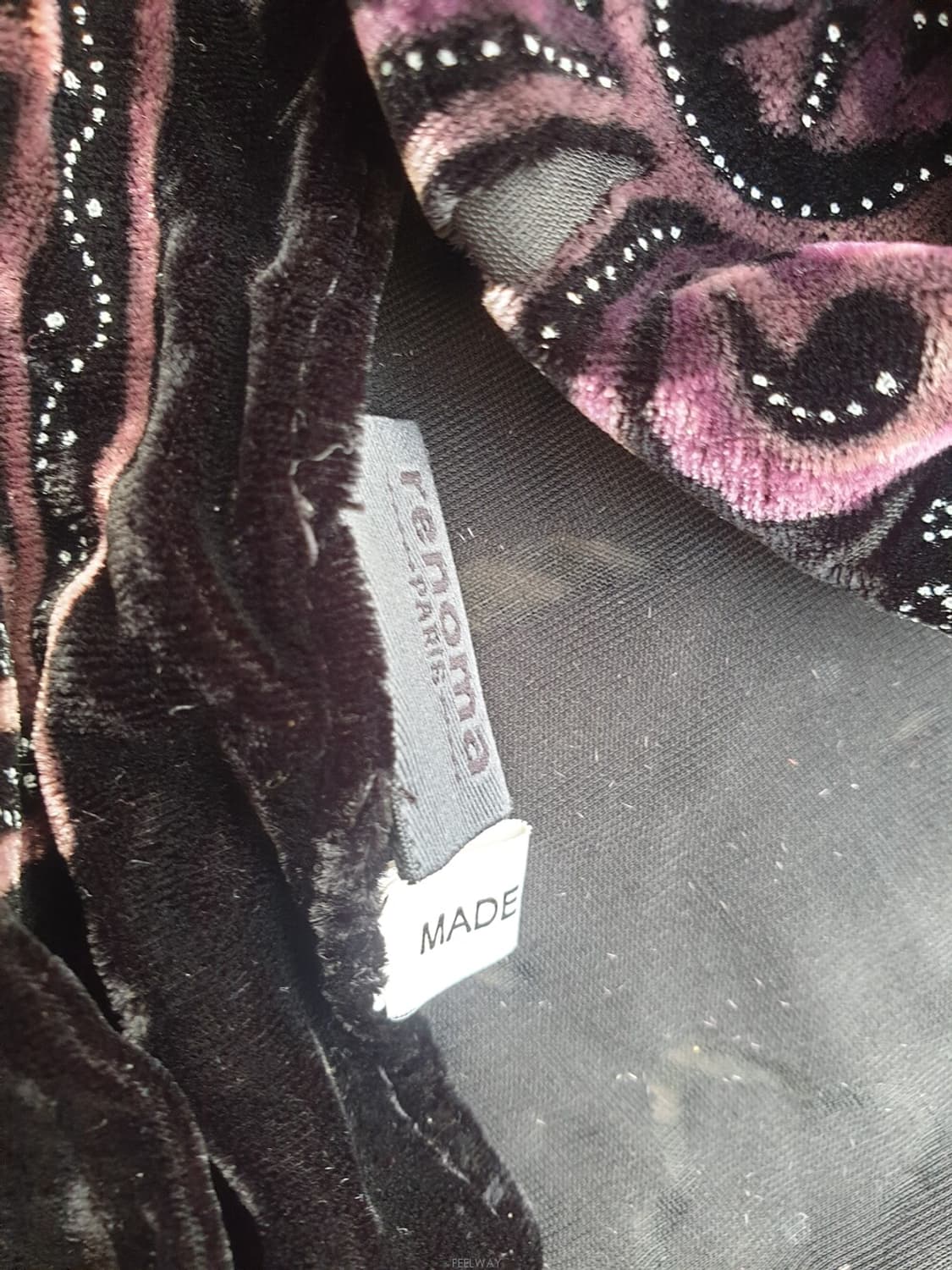 최고의 유행 반짝이 장식 스타일러쉬한 아름다움 벨로아소재 벨벳 비로드 빅 상품이미지2