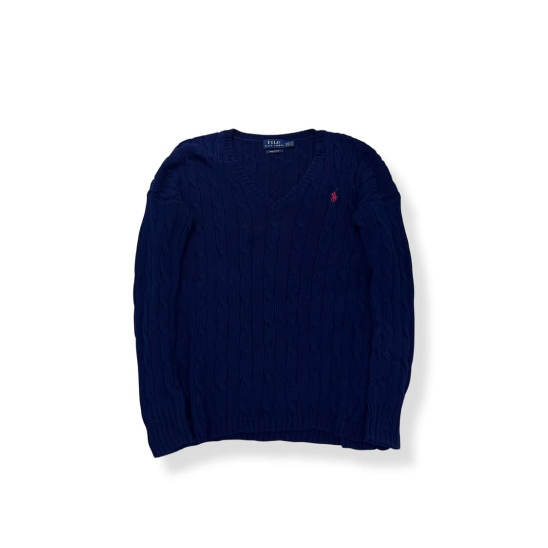 W 100 폴로랄프로렌 신형 브이넥 꽈배기 니트  상품이미지1