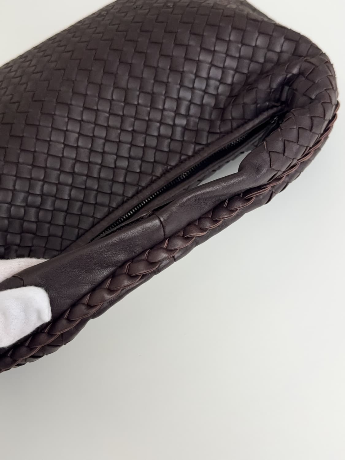 보테가베네타 인트레치아토 호보백 (다크브라운) 상품이미지7