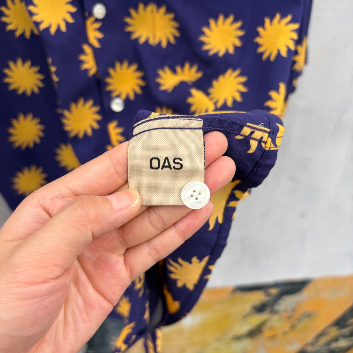 Oas 오아스 비스코스 반팔 셔츠 상품이미지5