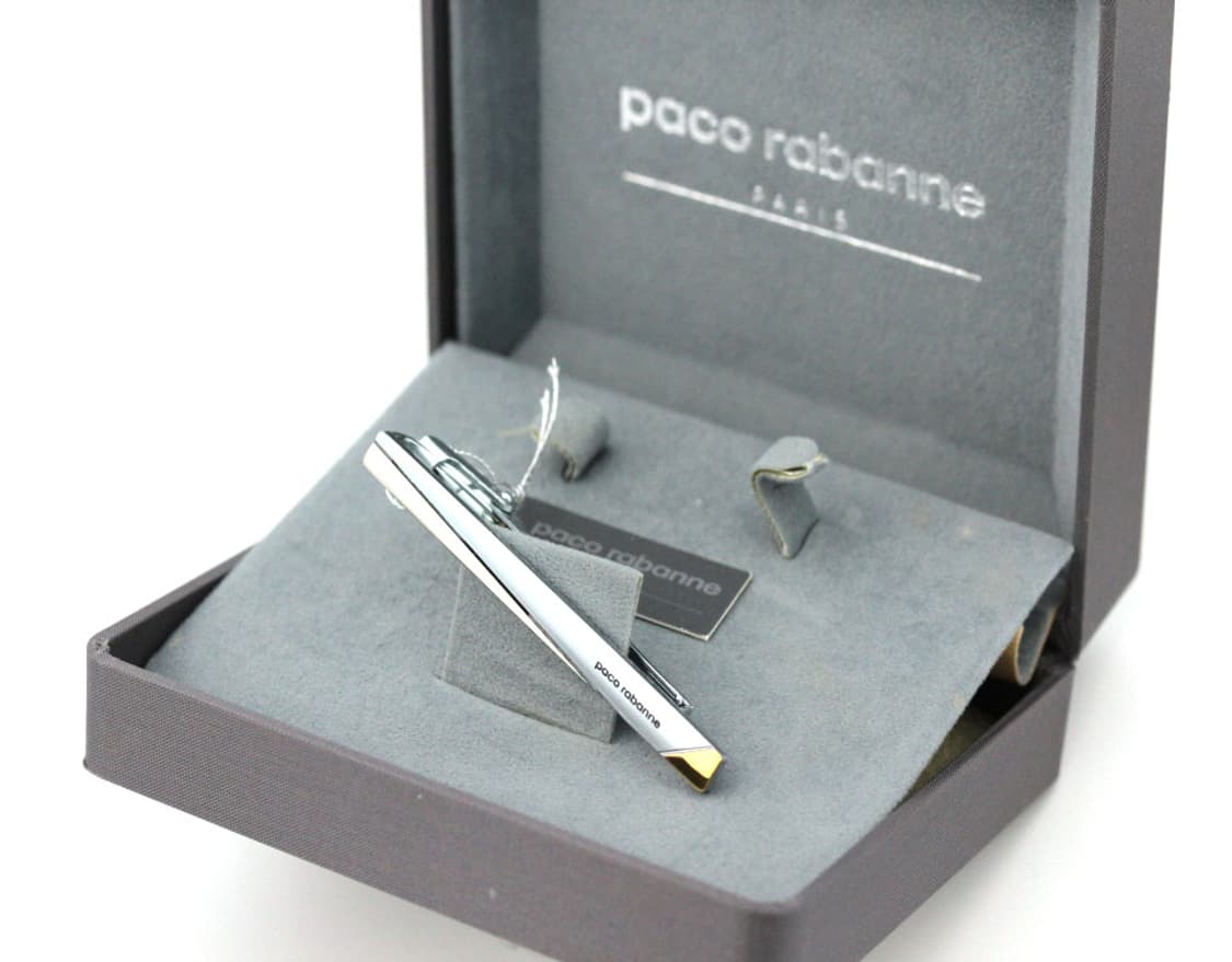 파코라반 미사용 S등급 5.5cm 남자 명품 넥타이핀 상품이미지1