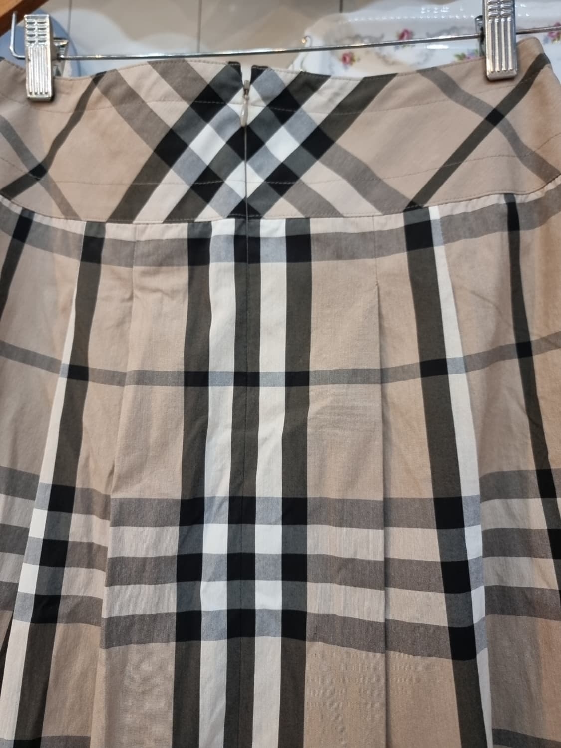 버버리 런던(BURBERRY LONDON) 체크 플리츠 스커트 상품이미지6