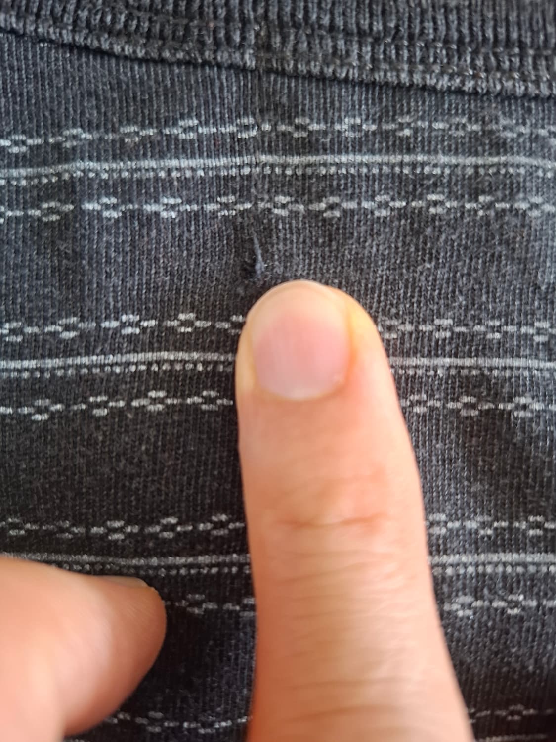 M 더블알엘  인디고 스트라이프 저지 반팔 티셔츠 블랙 상품이미지4