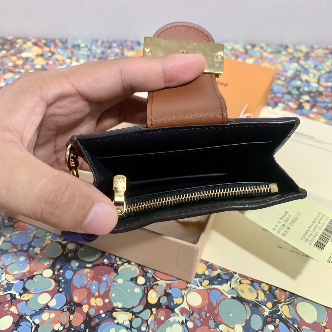 루이비통 도핀 멀티카르트 동전 카드지갑 상품이미지4