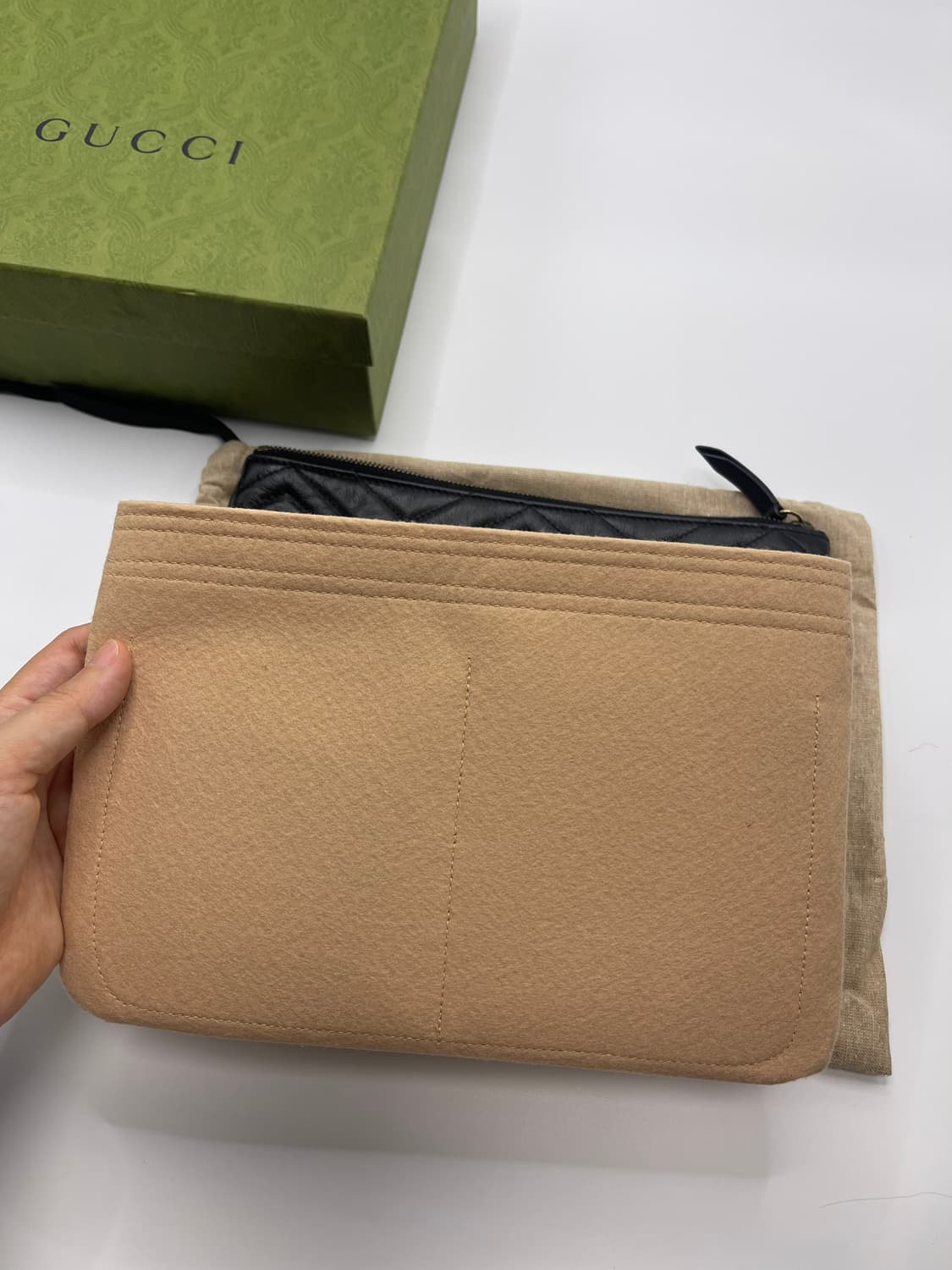 구찌 마몽(마틀라세) 블랙 클러치 상품이미지5