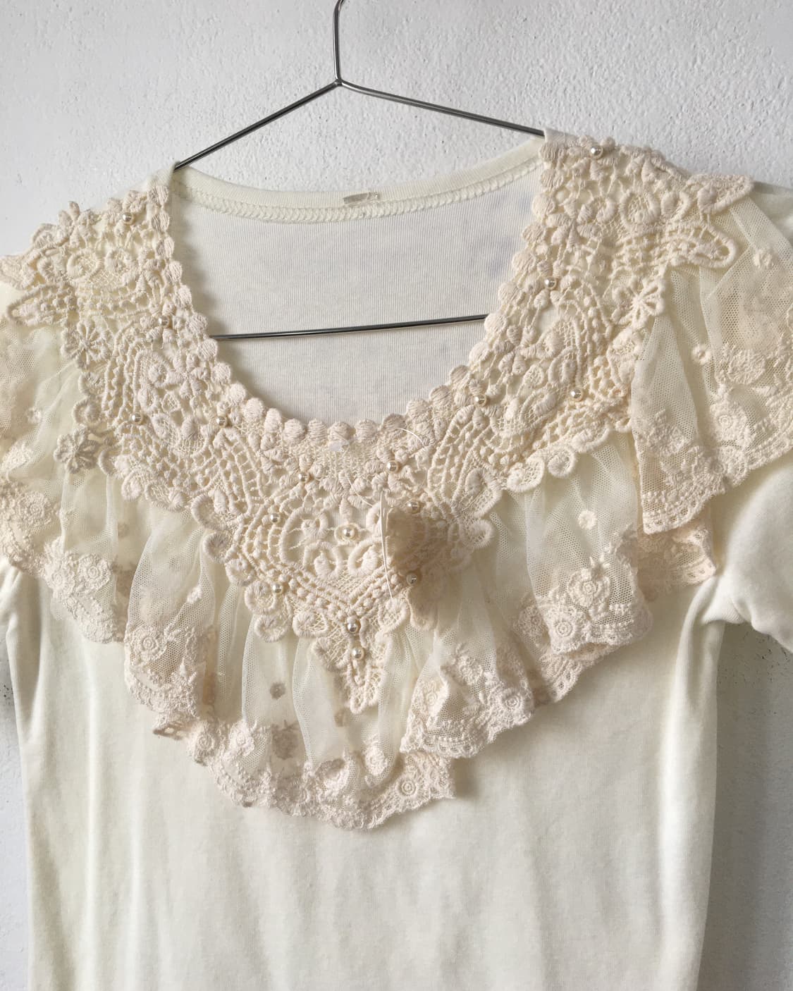Crochet point t shirt 상품이미지4