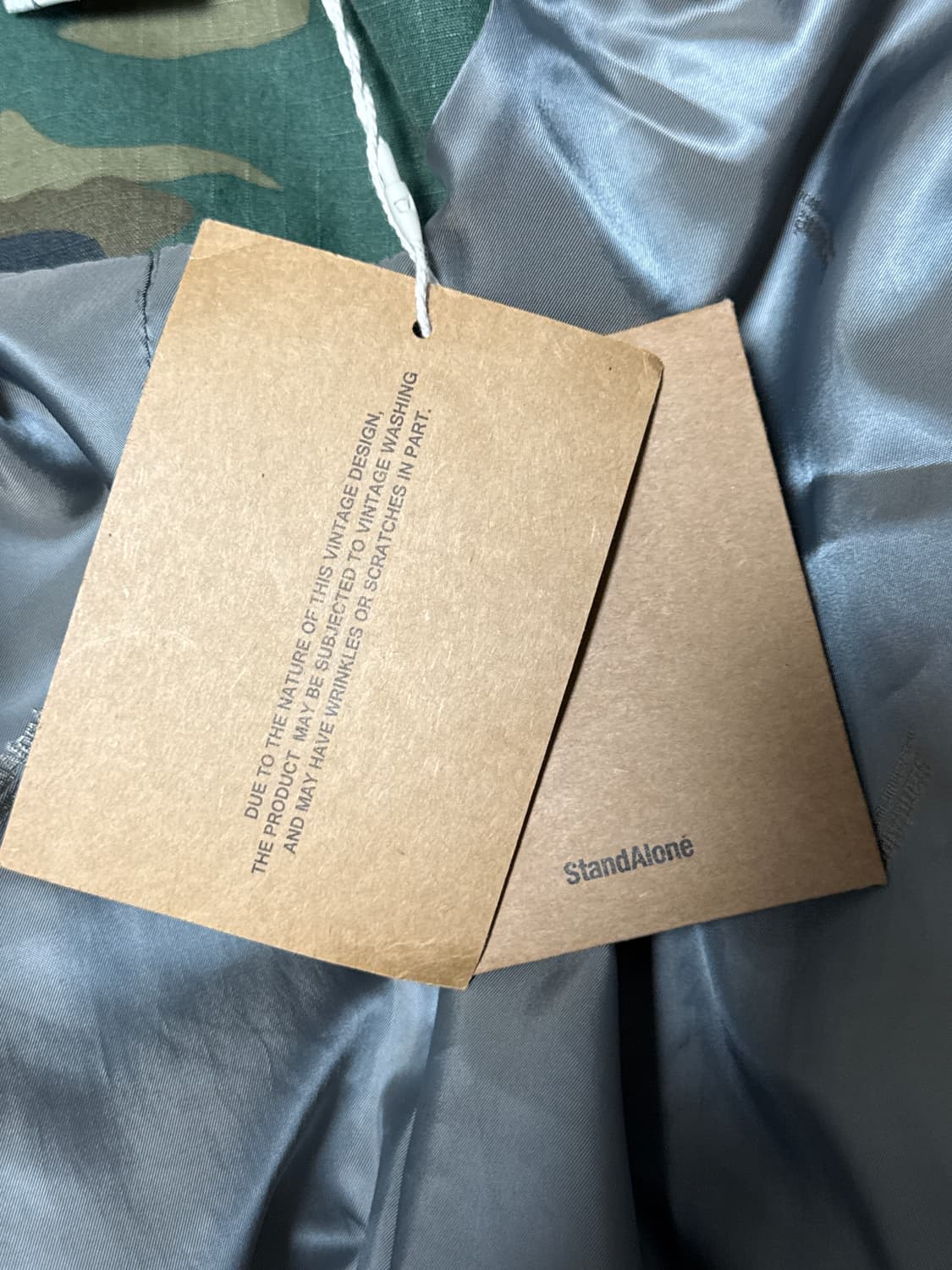 스탠드얼론  밀리터리 하이넥크롭자켓 상품이미지6