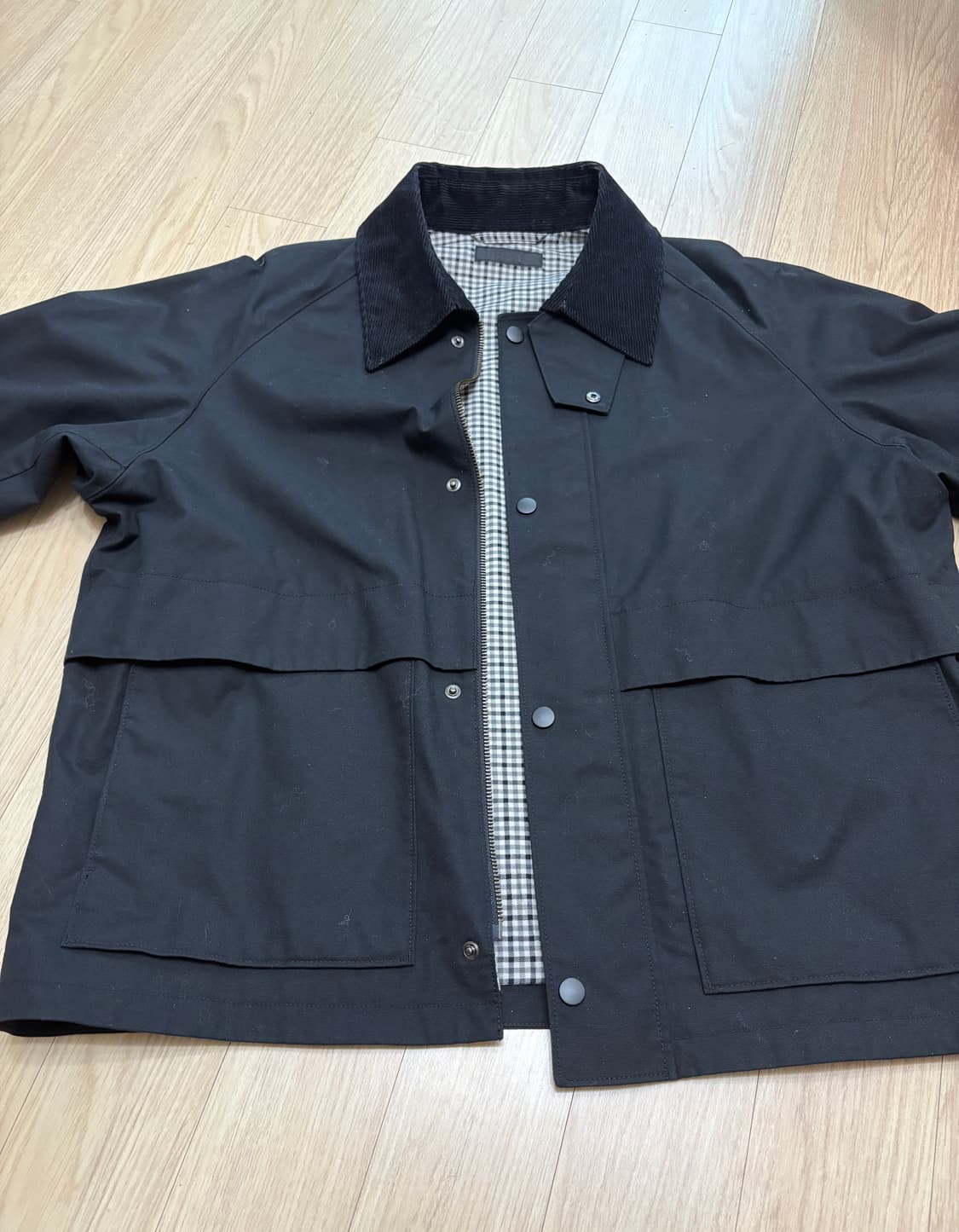 유니클로 집업 쇼츠 블루종 L사이즈 상품이미지1