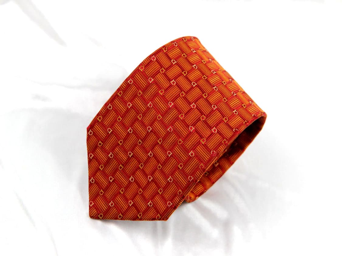 페라가모 8.8cm A등급 간치니 남자 명품 넥타이 상품이미지1