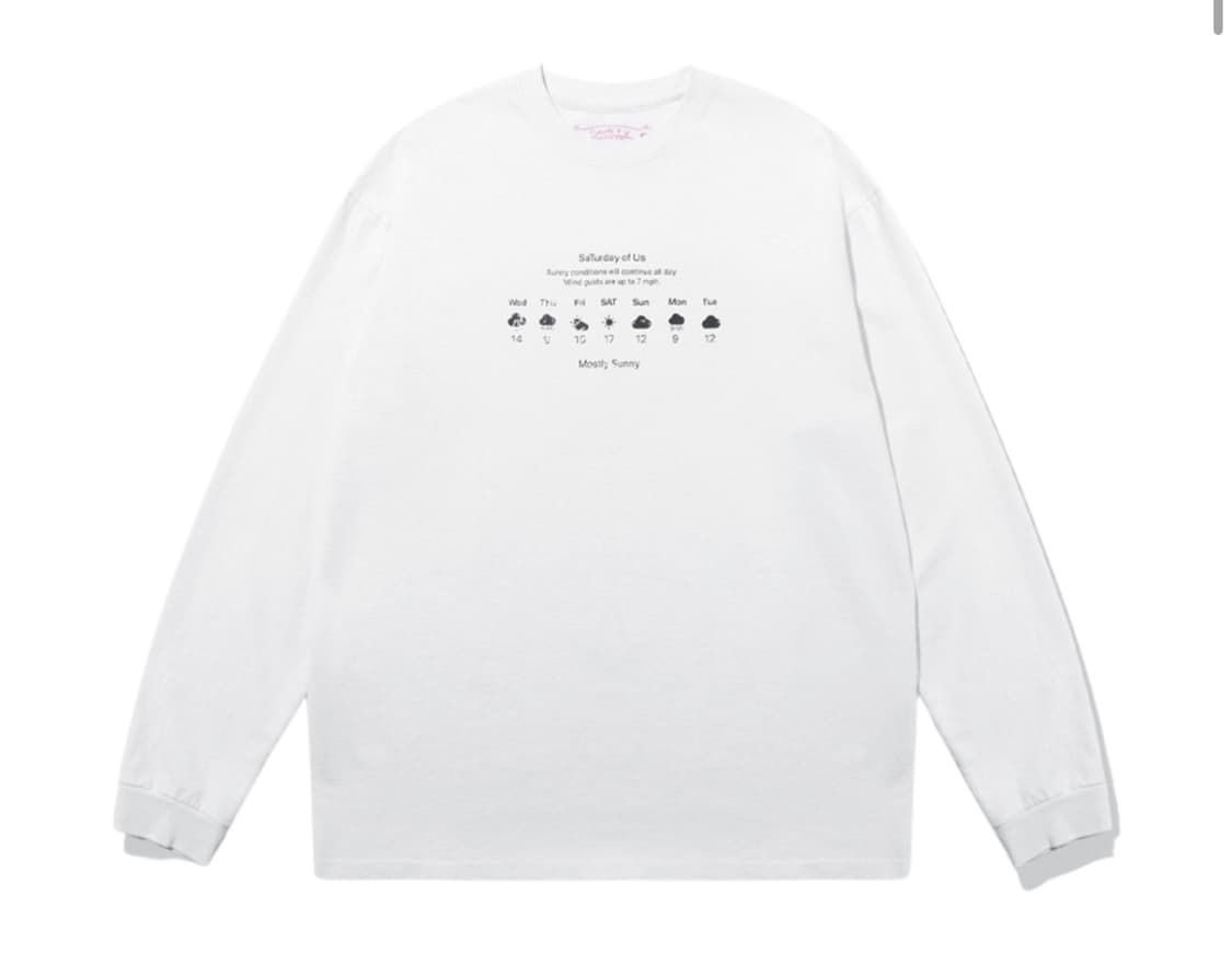 (구매) STU 웨더 사인 롱슬리브 상품이미지1