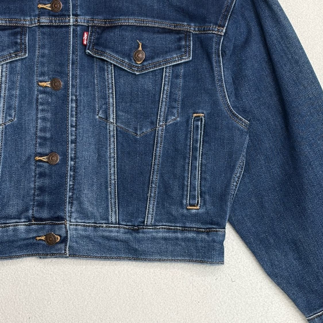 LEVI'S BIG E 슈렁큰 트러커 자켓 S 상품이미지2