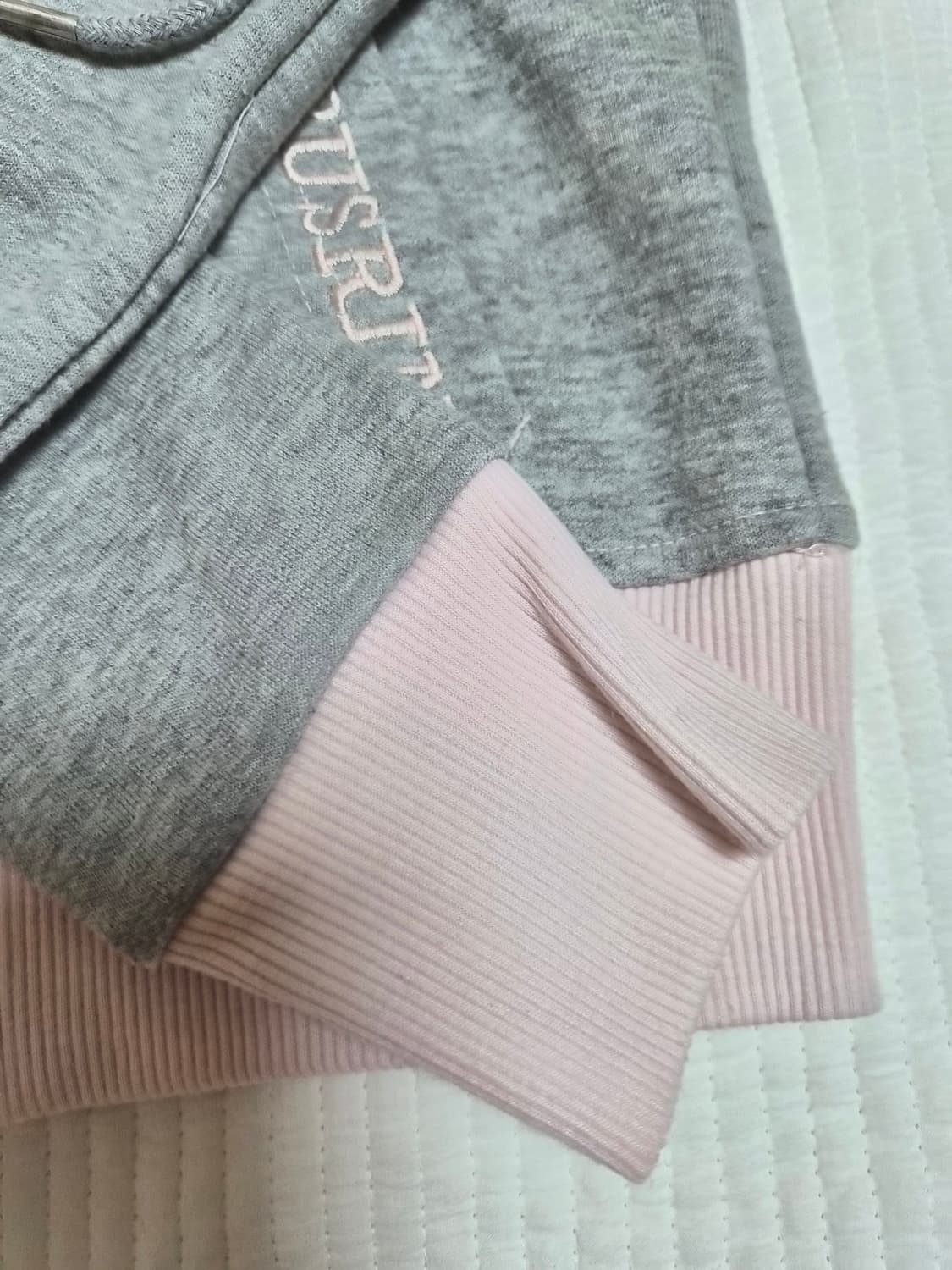 포어링 베베 카고 트레이닝 후디 그레이 후드집업 상품이미지3