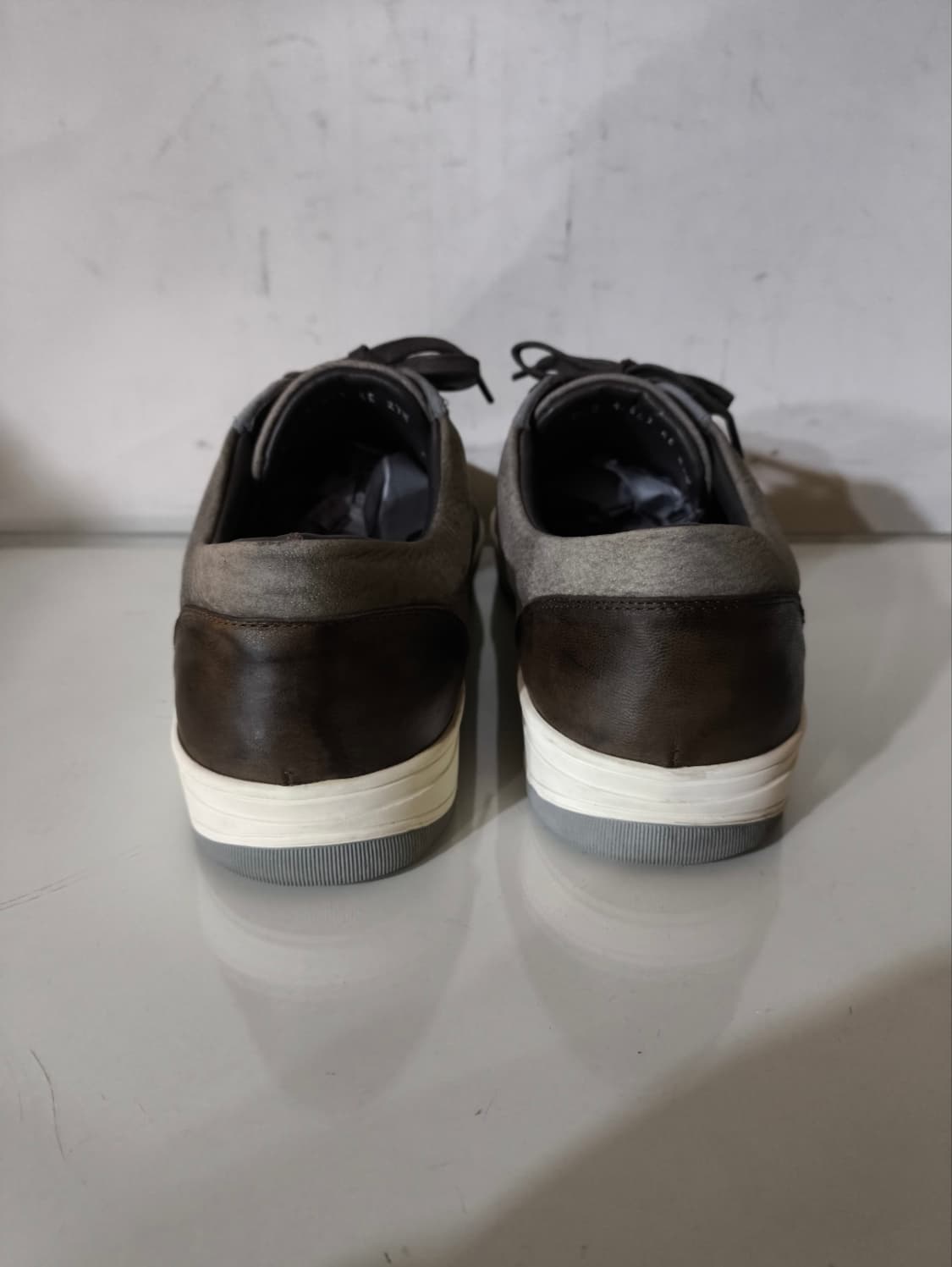 270mm 타임 TIME 투톤 레더 스니커즈 상품이미지8