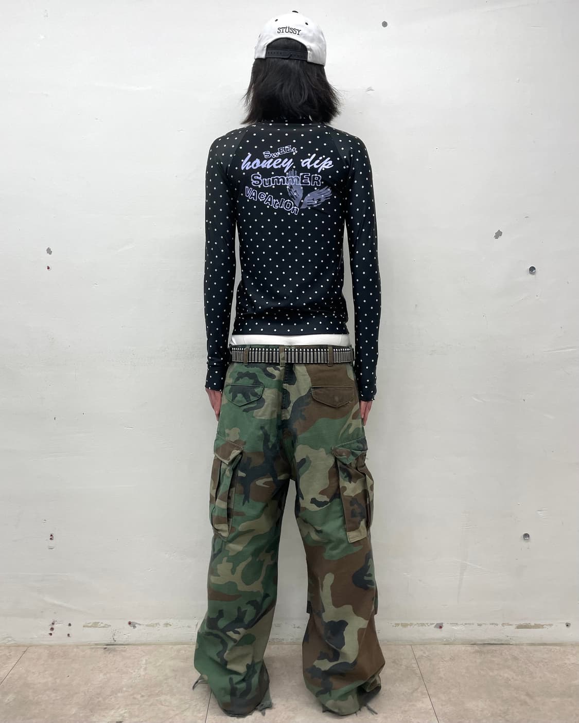 White dot purple rash guard  상품이미지4