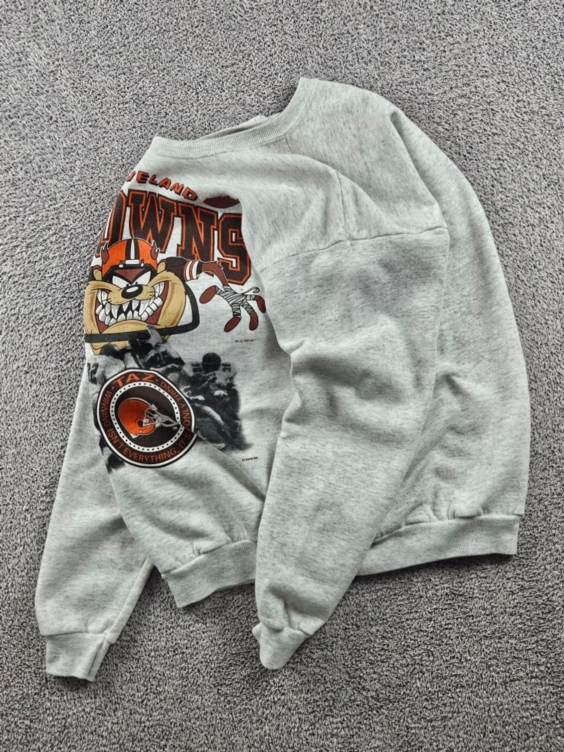 90's USA 클리블랜드 브라운즈 태즈 맨투맨 ( XL ) / 9338 상품이미지3