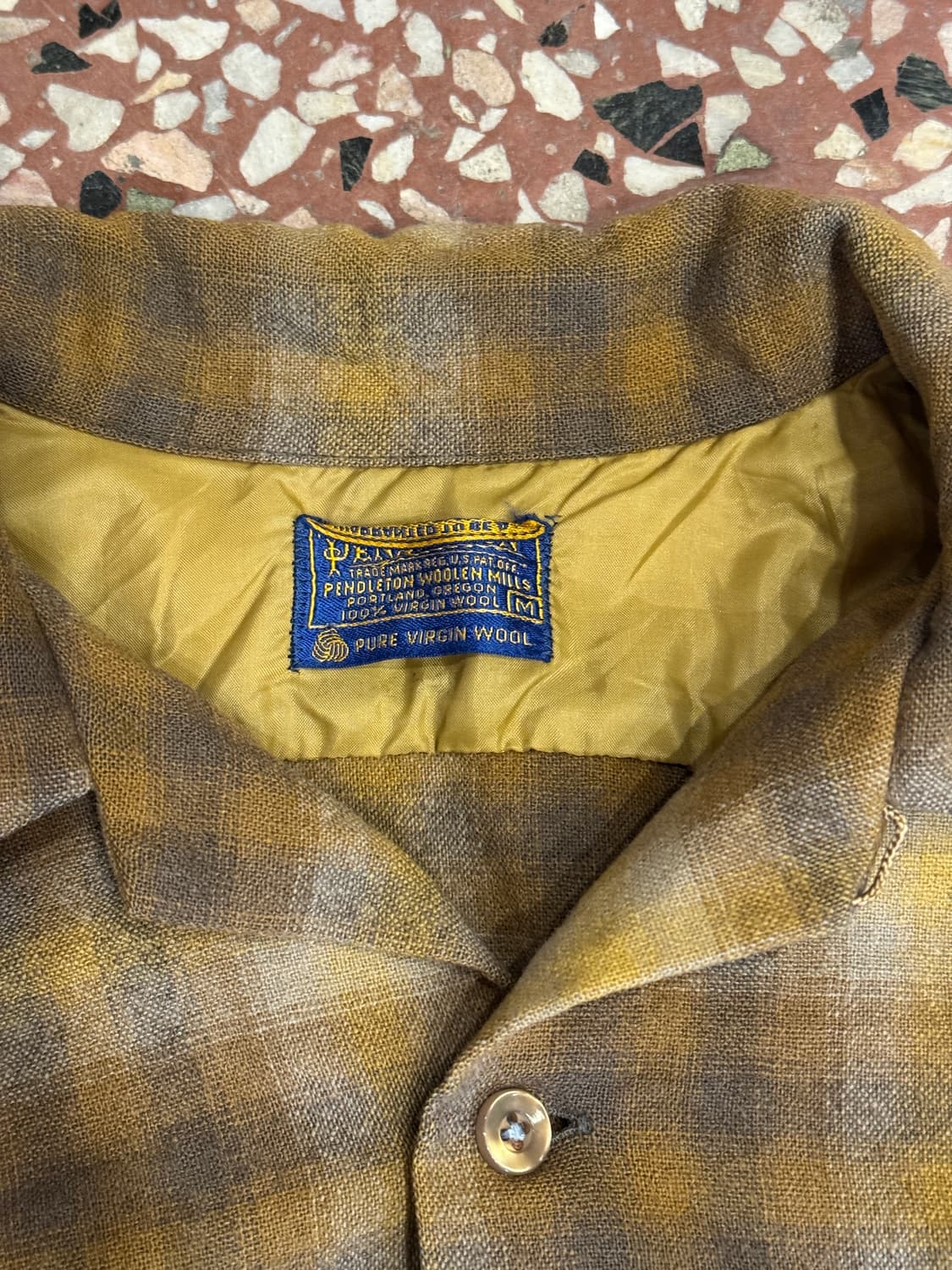 60s 펜들턴 옴브레 보드셔츠 (M) 상품이미지4