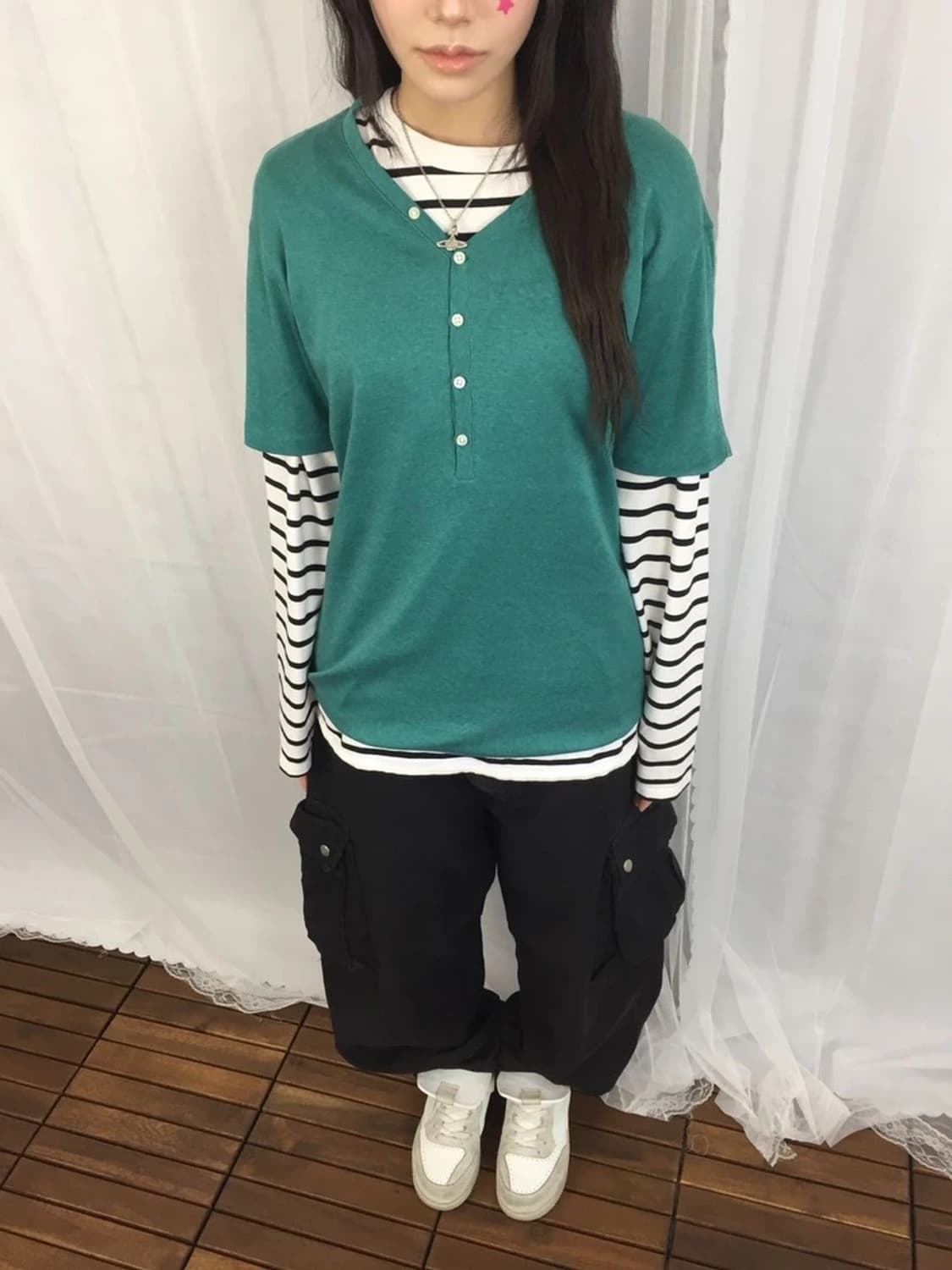 Aquascutum Mint Henley Tee 상품이미지2