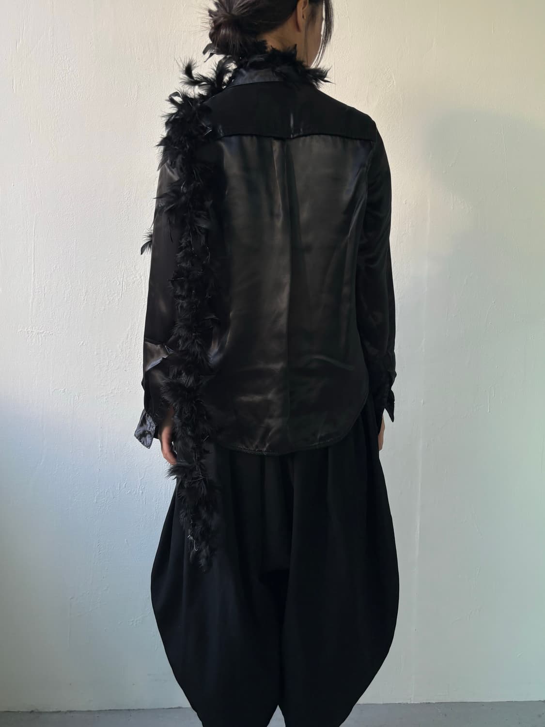 꼼데가르송 블랙 큐프라 셔츠 상품이미지1