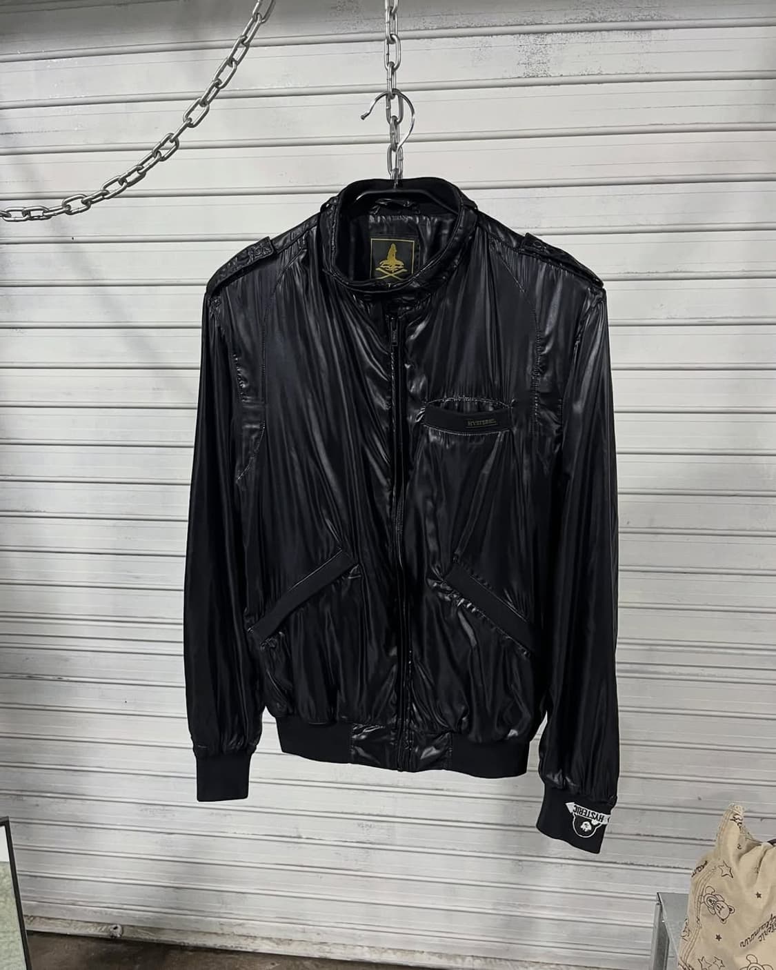 00s Hysteric Glamour nylon biker jacket 상품이미지1