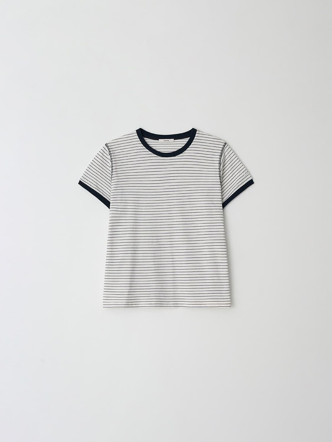 벗튼 Stripe Stitch T-Shirts (Ivory) 상품이미지1