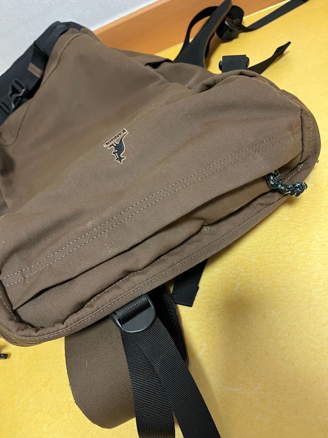 Kangol 브라운 백팩 상품이미지3