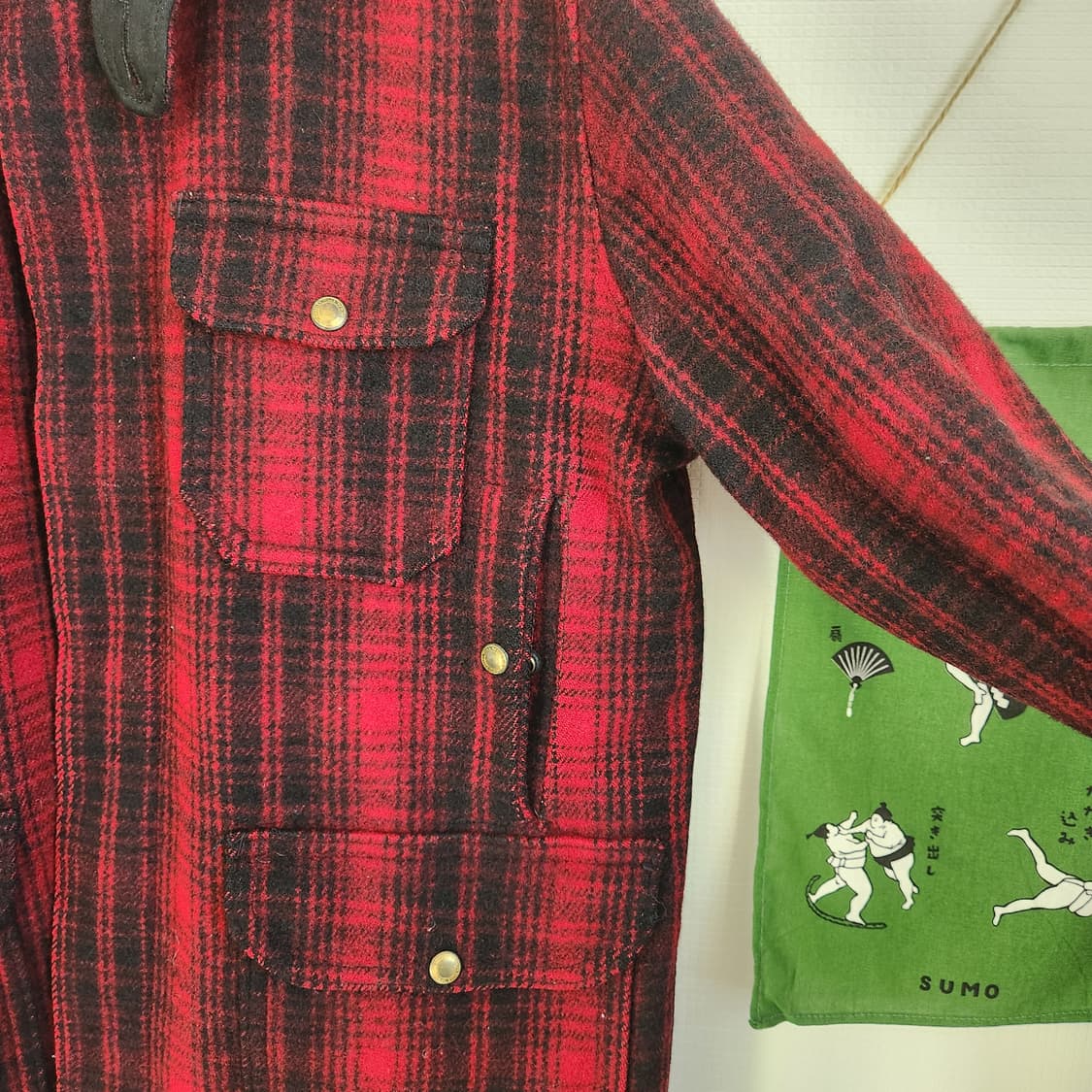 50s 울리치 럼버잭 체크 매키노 코트(USAmade) 상품이미지5