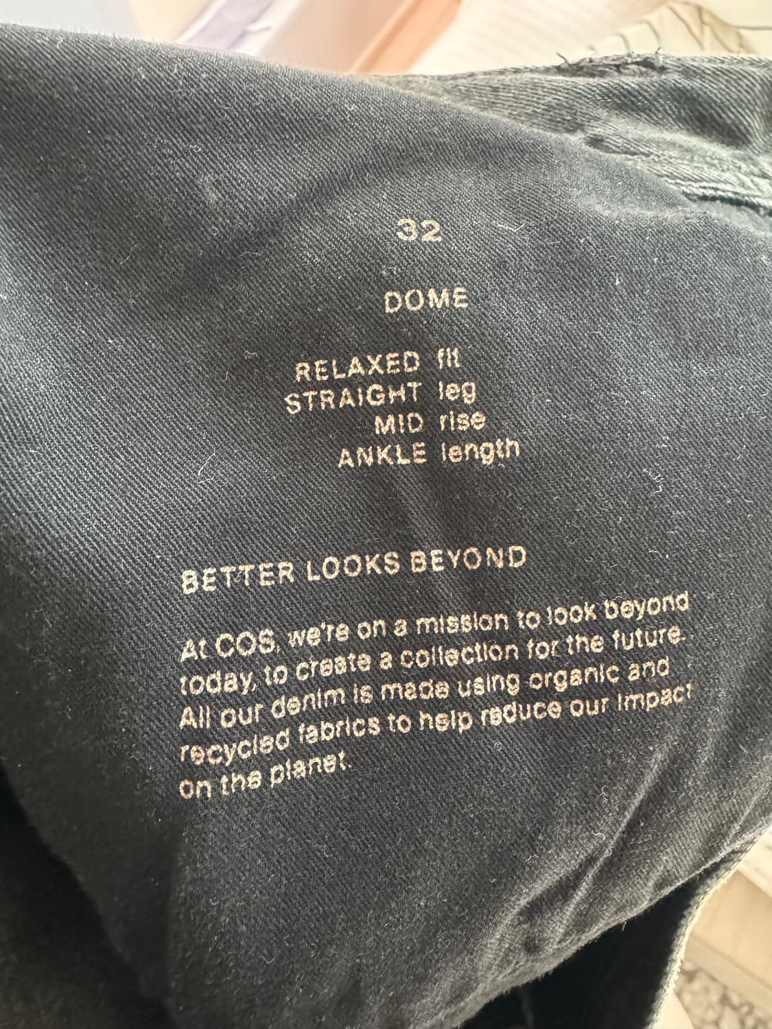 COS DOME 스트레이트 데님 상품이미지4