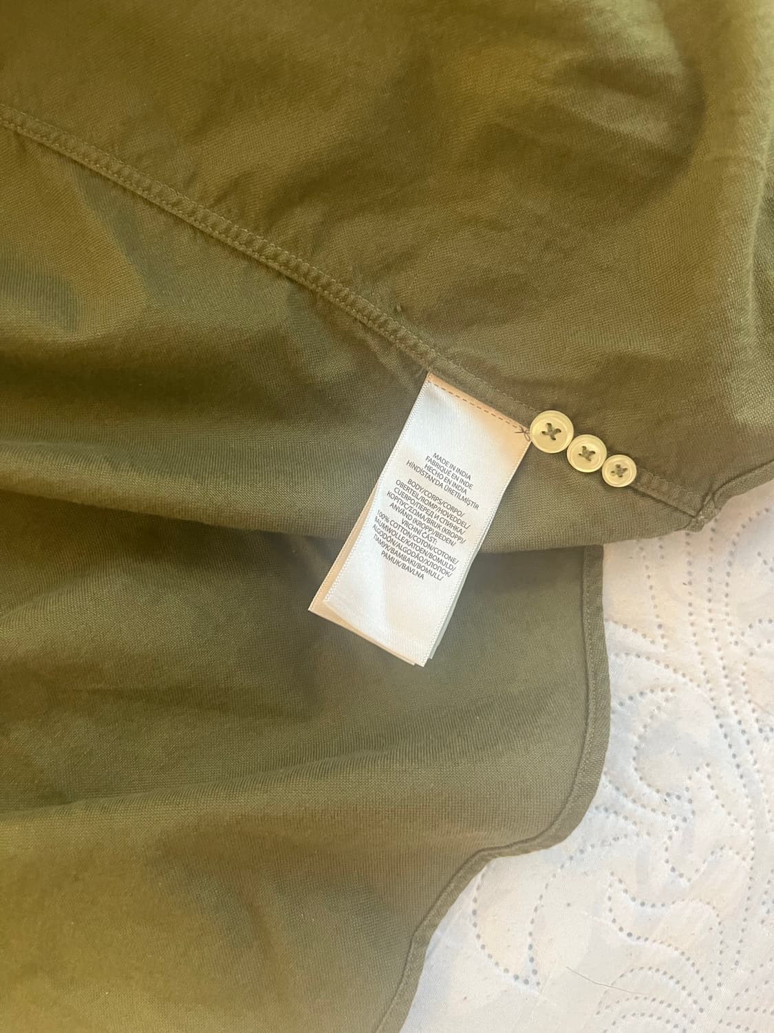 폴로 옥스퍼드셔츠 올리브 s 상품이미지3