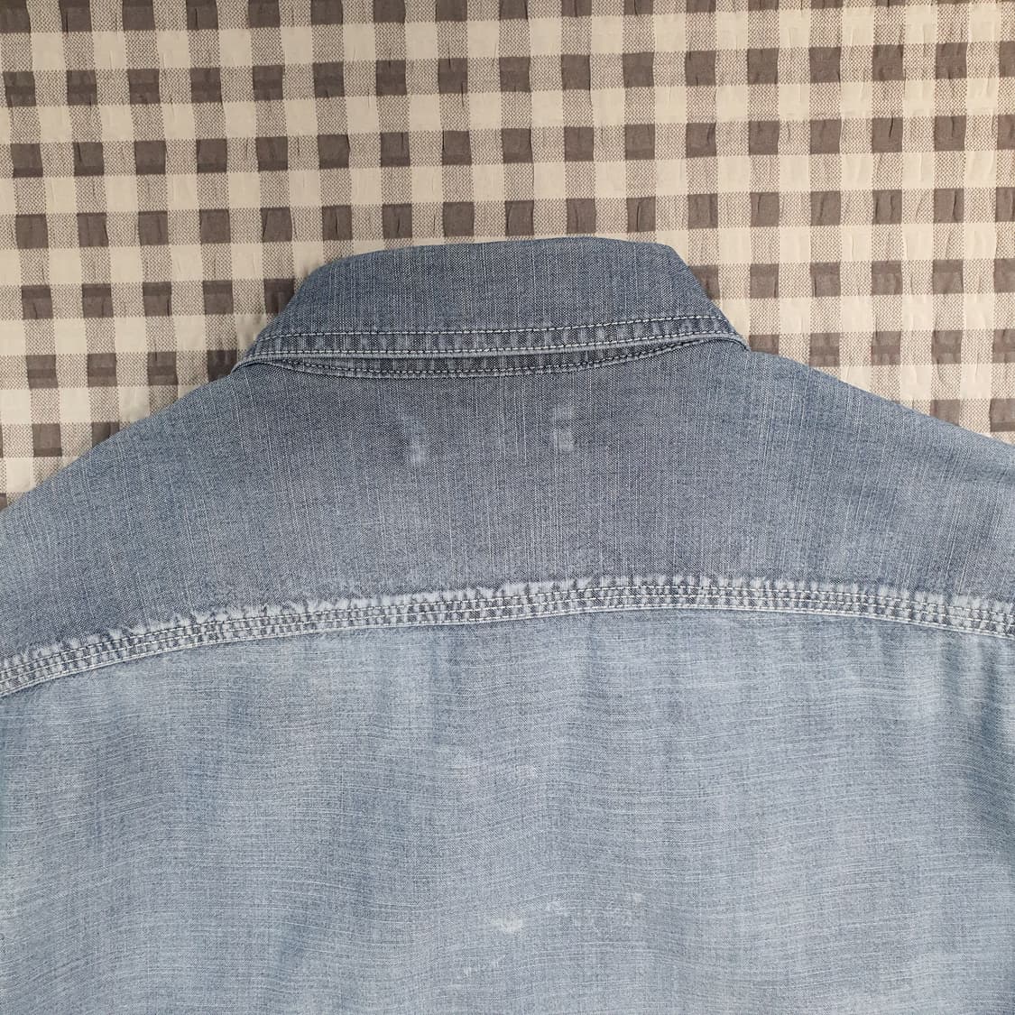 유니클로 데님 청셔츠 남자95 상품이미지5