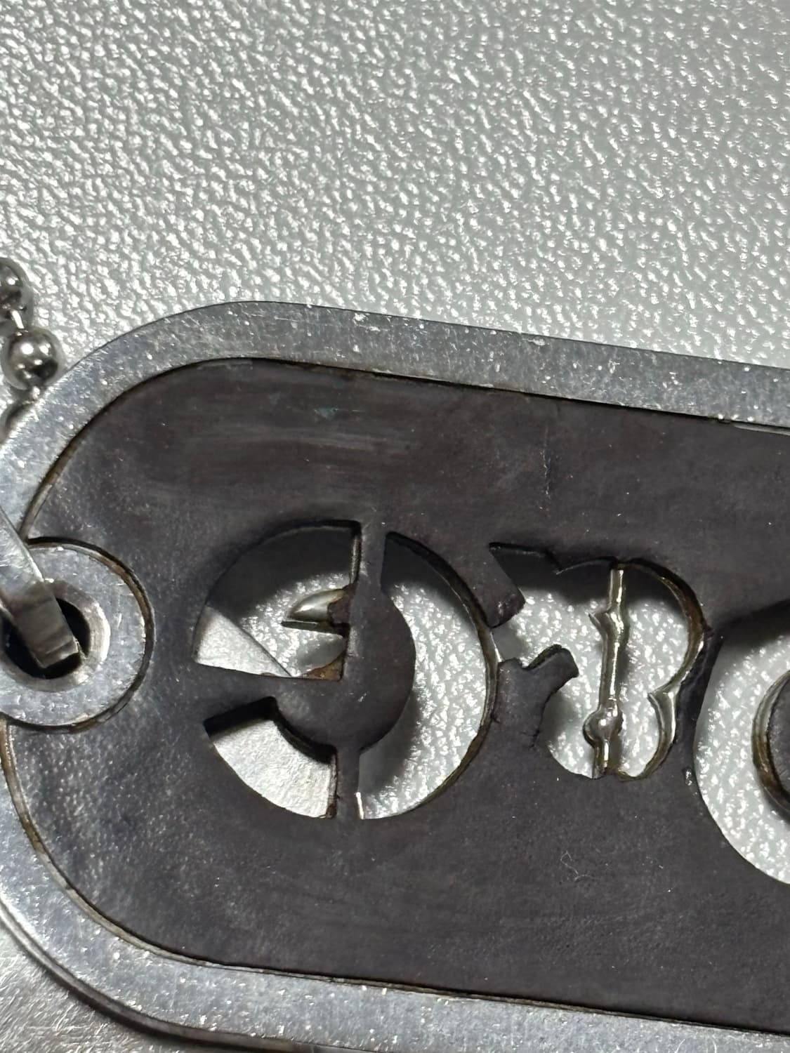 돌체앤가바나 도그태그 실버 이중팬던트 목걸이 상품이미지3