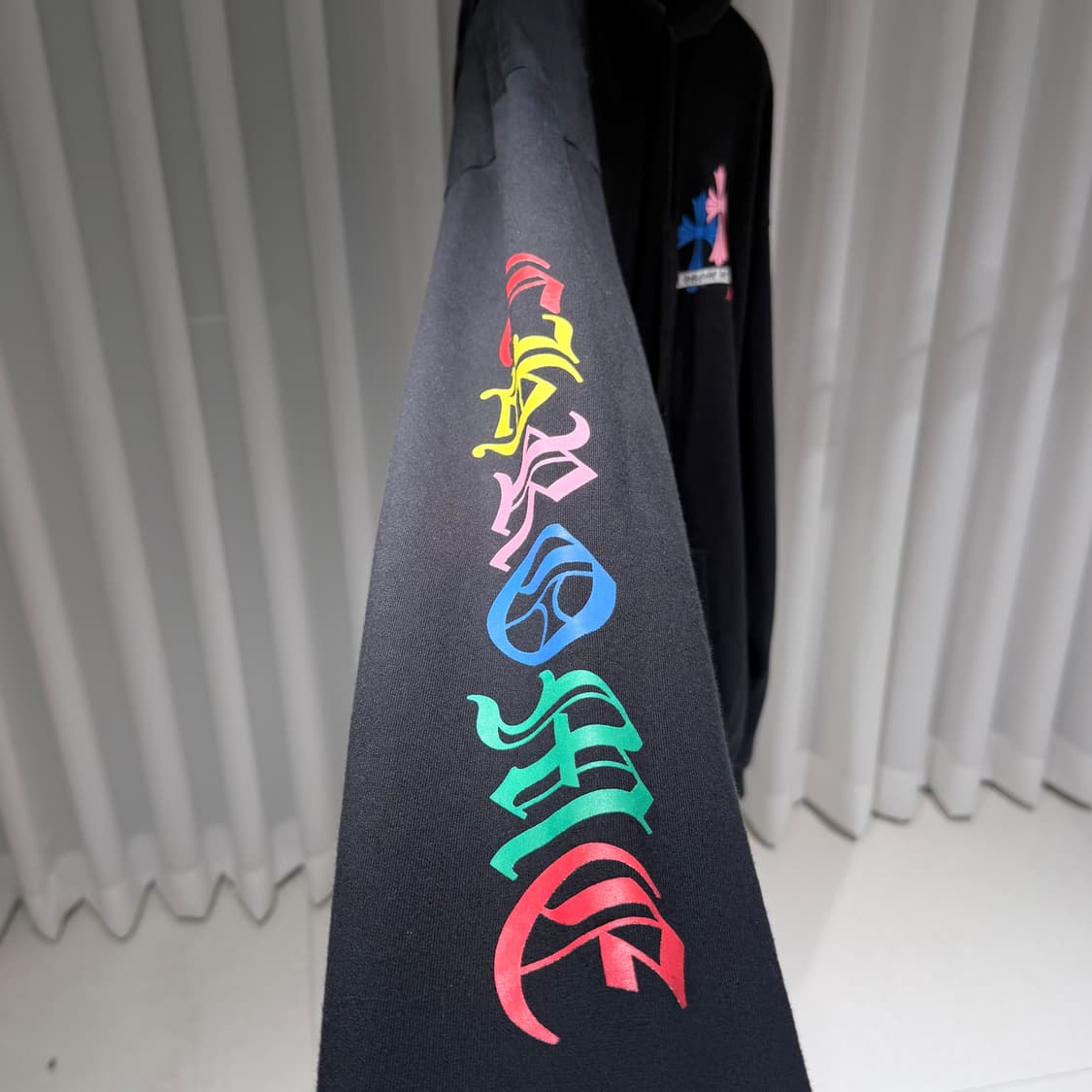 (A/XXL) / 크롬하츠 멀티컬러 블랙 후드집업 상품이미지4