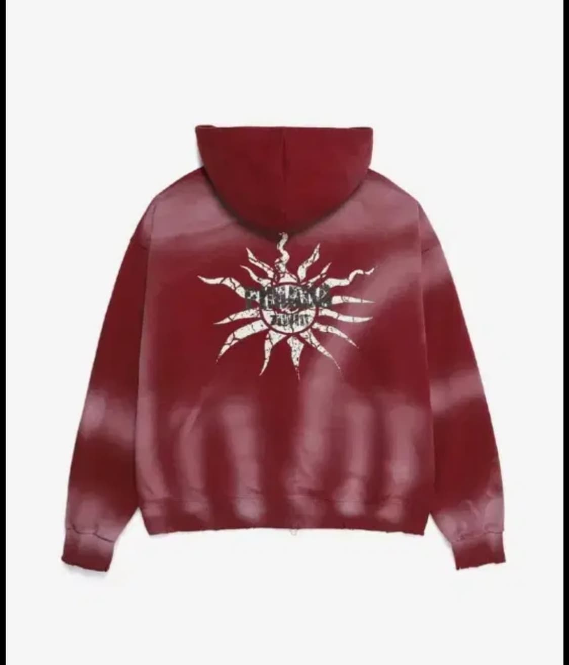 Aurora Eyes Hood Zip-Up_[Burgundy] 상품이미지2