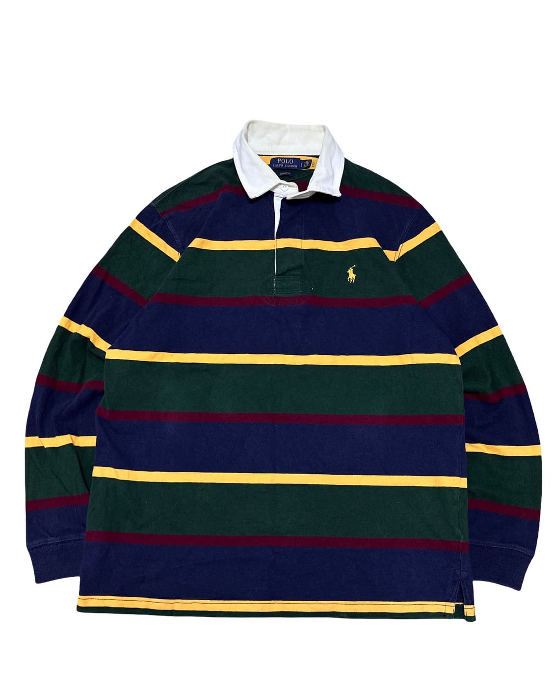 폴로 랄프로렌 qr택 스트라이프 럭비티 상품이미지1