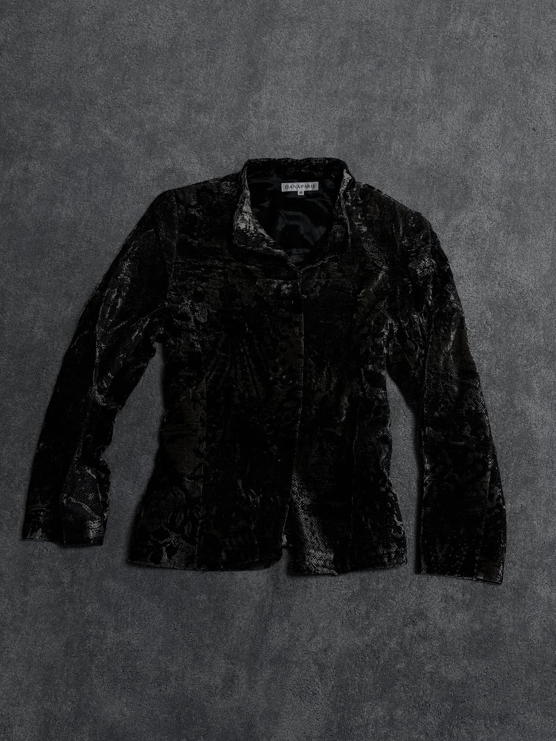 Vintage v-kei Punk silky Phyton jacket 상품이미지4