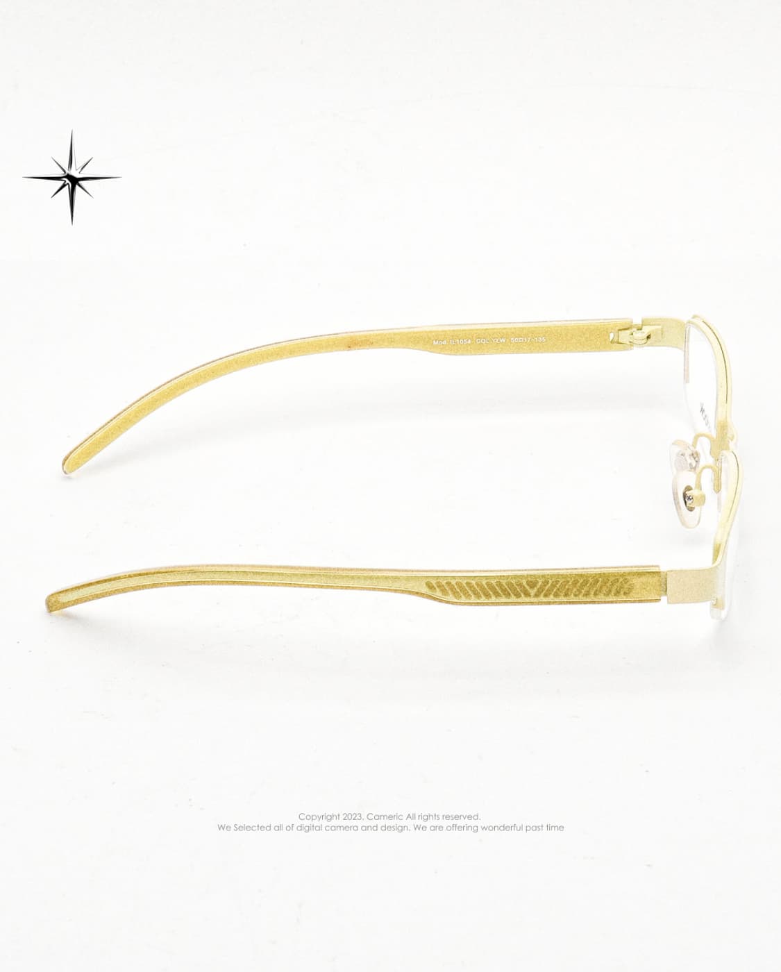 (Made in Hong Kong)Interlook 💛반무테 빈티지안경 상품이미지6