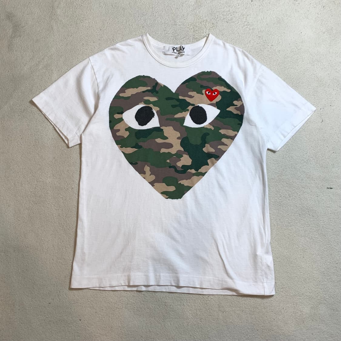 꼼데가르송 플레이 카모하트 반팔 티셔츠 상품이미지2