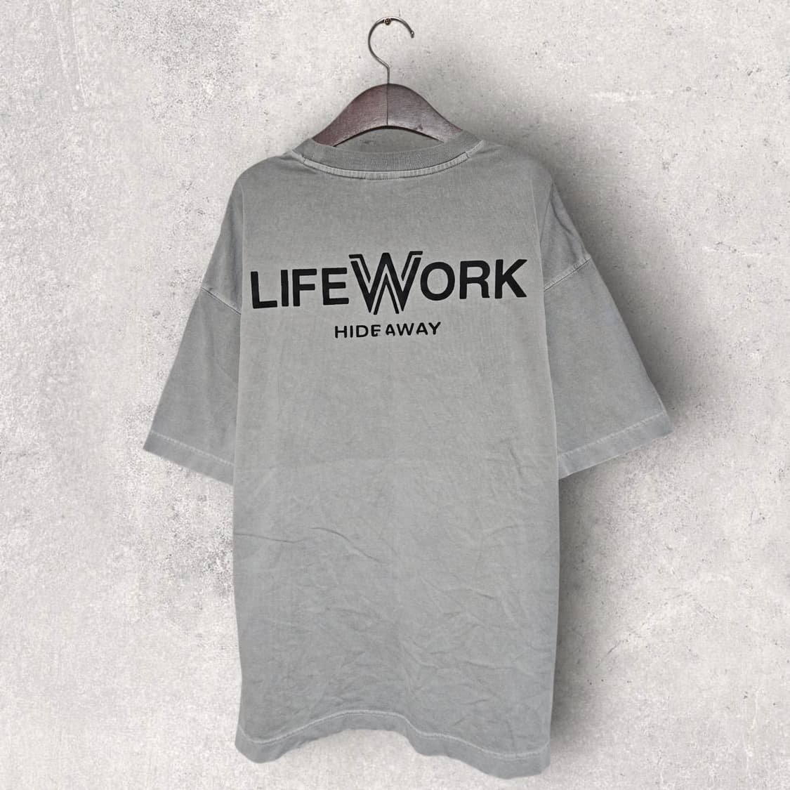 라이프워크 사각와펜 피그먼트 반팔티 (110/2XL) 상품이미지6